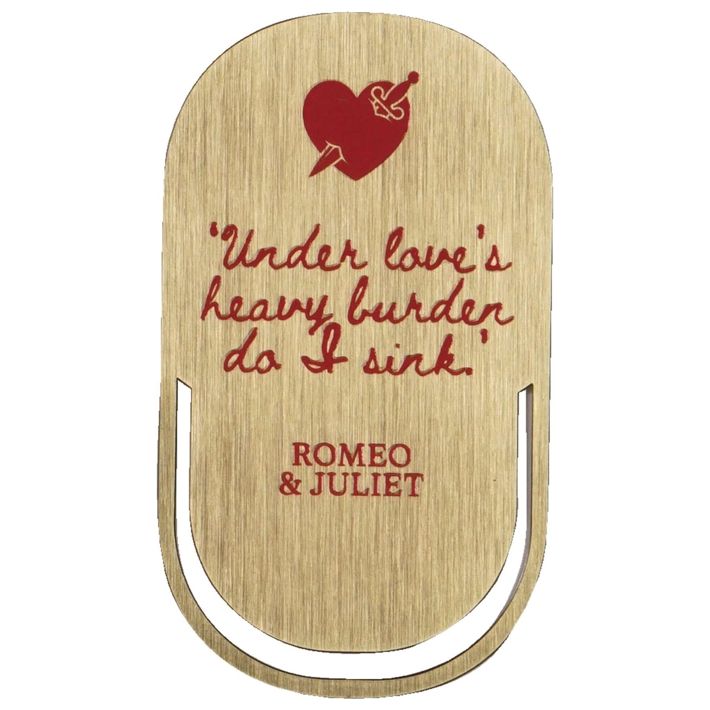 Shakespeare Metal Bookmark – Romeo & Juliet