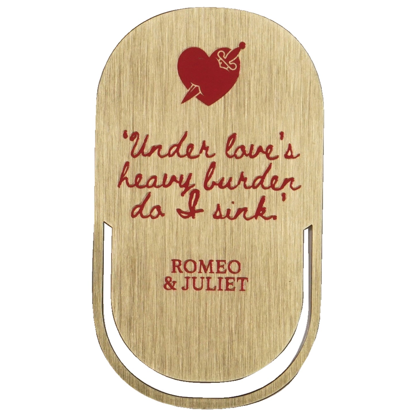 Shakespeare Metal Bookmark – Romeo & Juliet