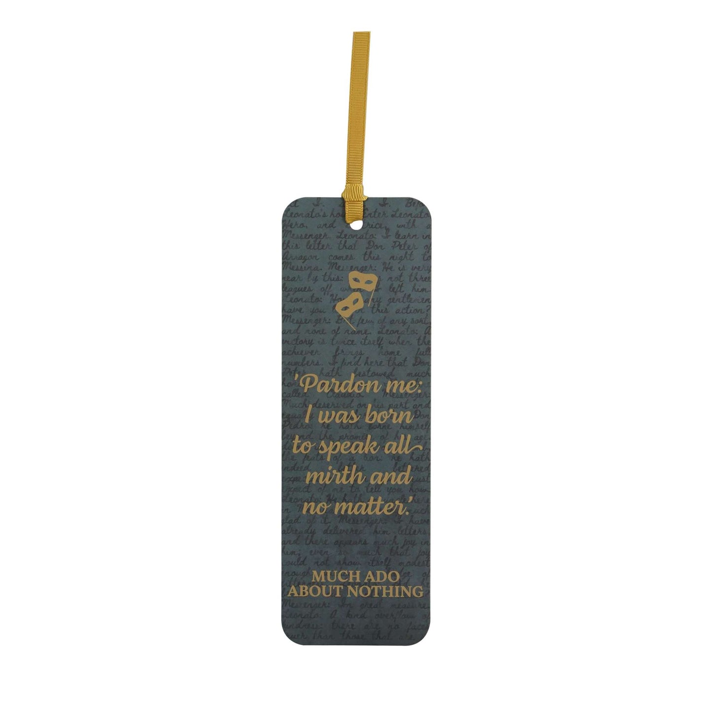 Shakespeare Bookmark – Much Ado About Nothing