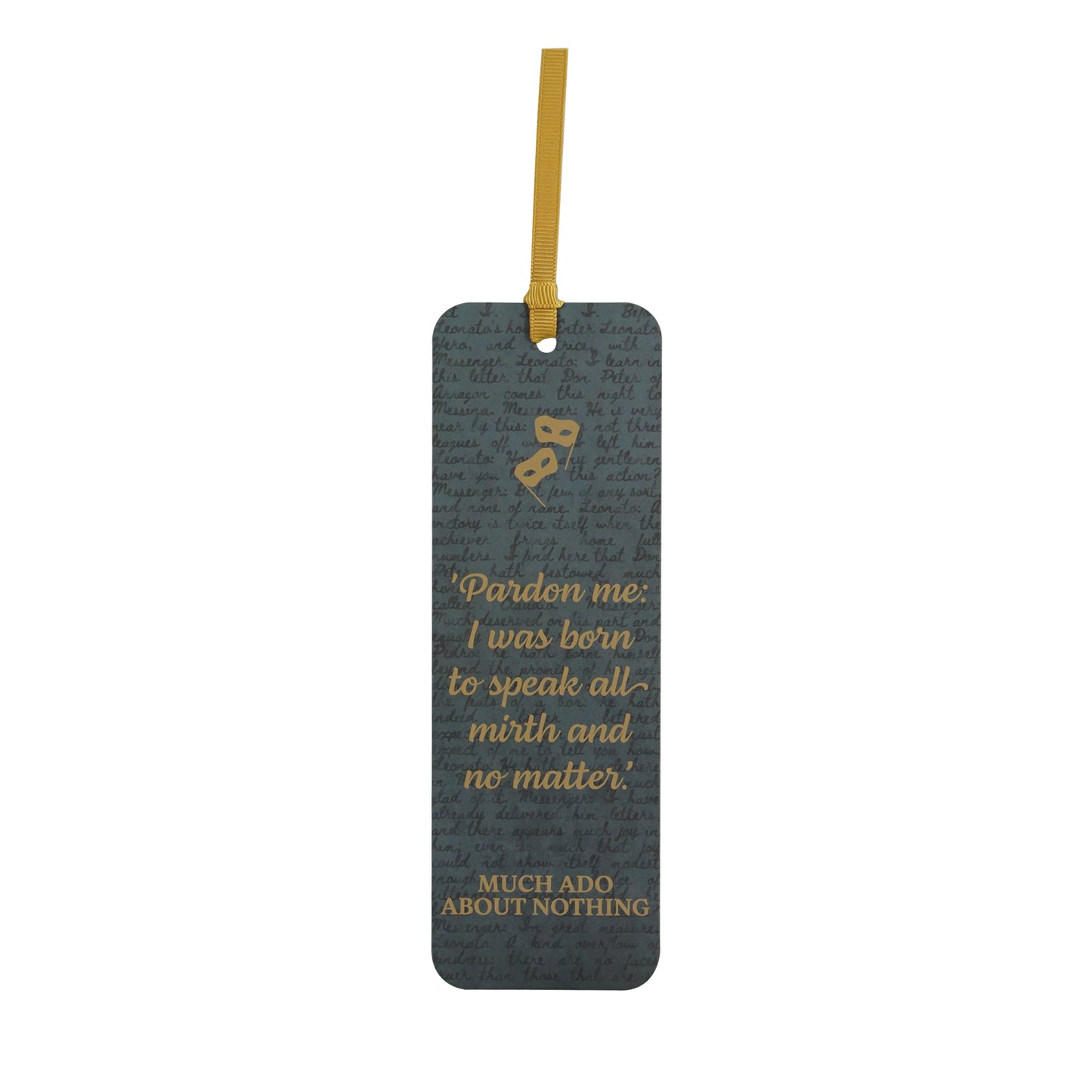Shakespeare Bookmark – Much Ado About Nothing