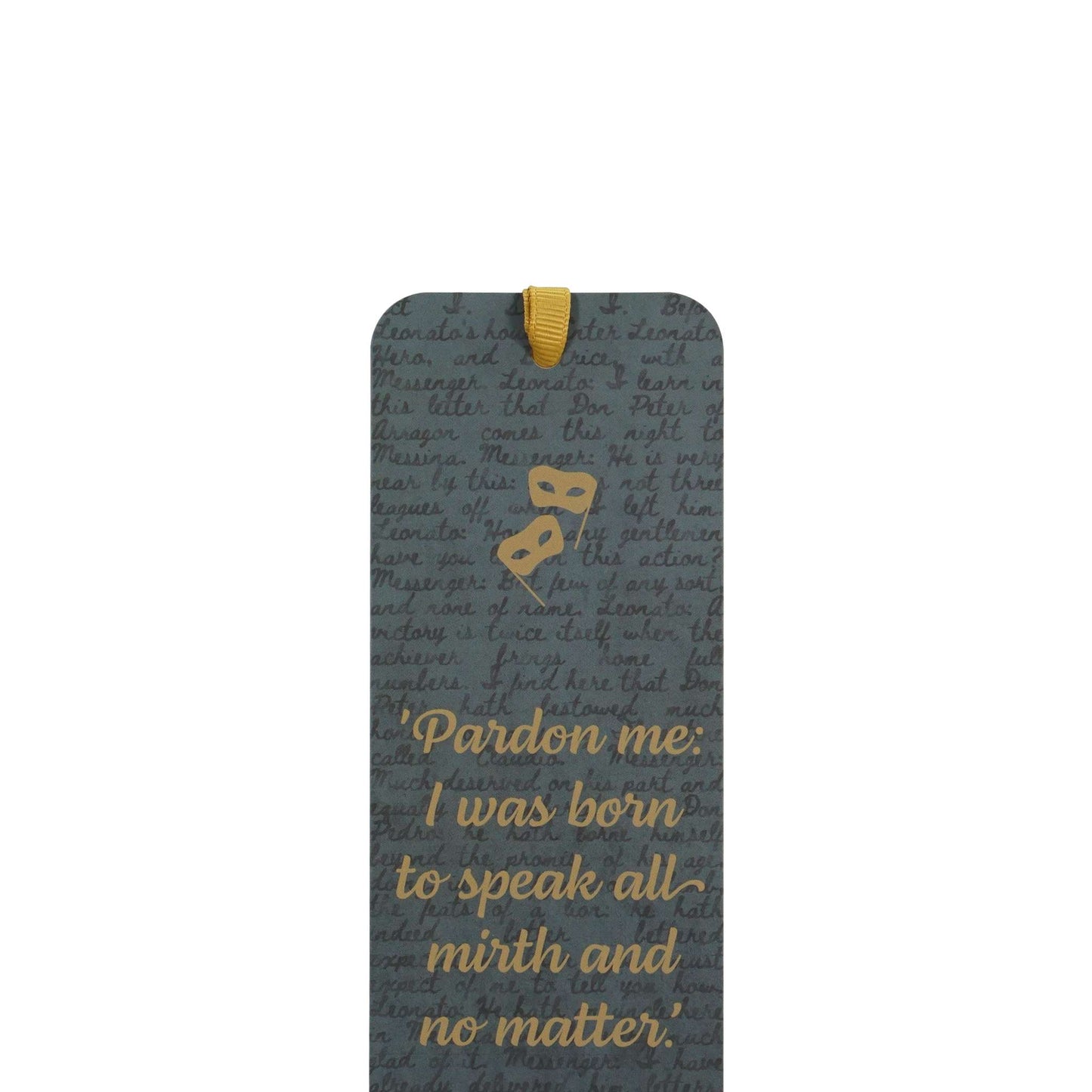 Shakespeare Bookmark – Much Ado About Nothing