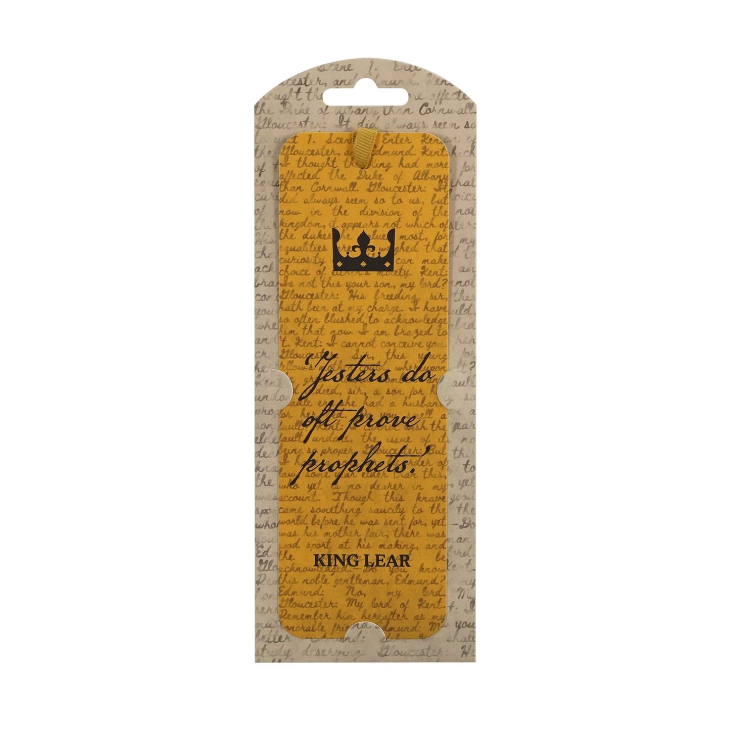 Shakespeare Bookmark – King Lear