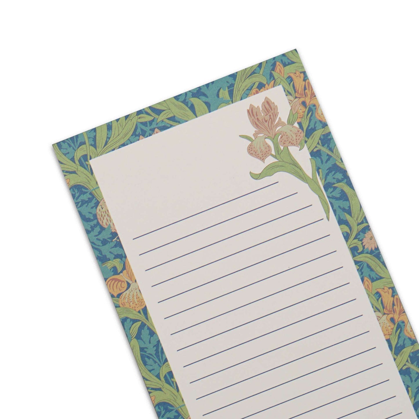 Vintage Iris Floral Magnetic Memo Pad