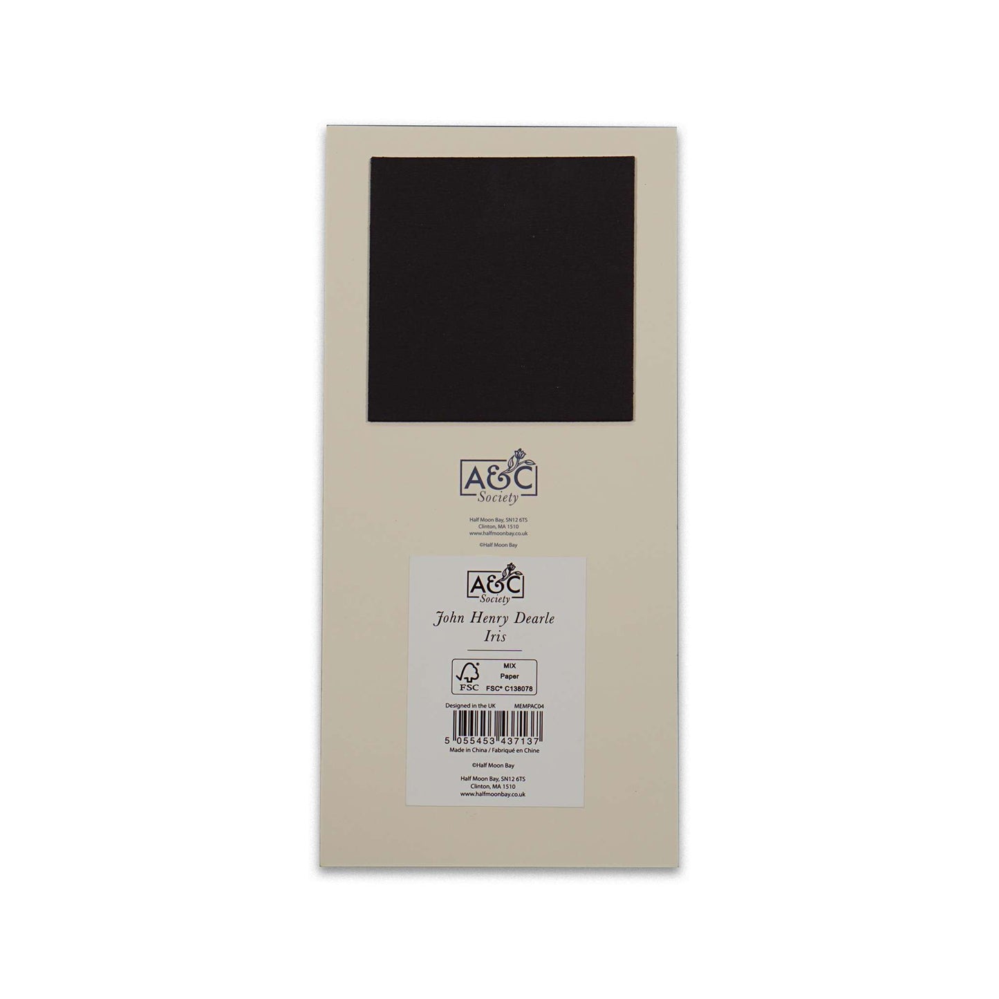 Vintage Iris Floral Magnetic Memo Pad