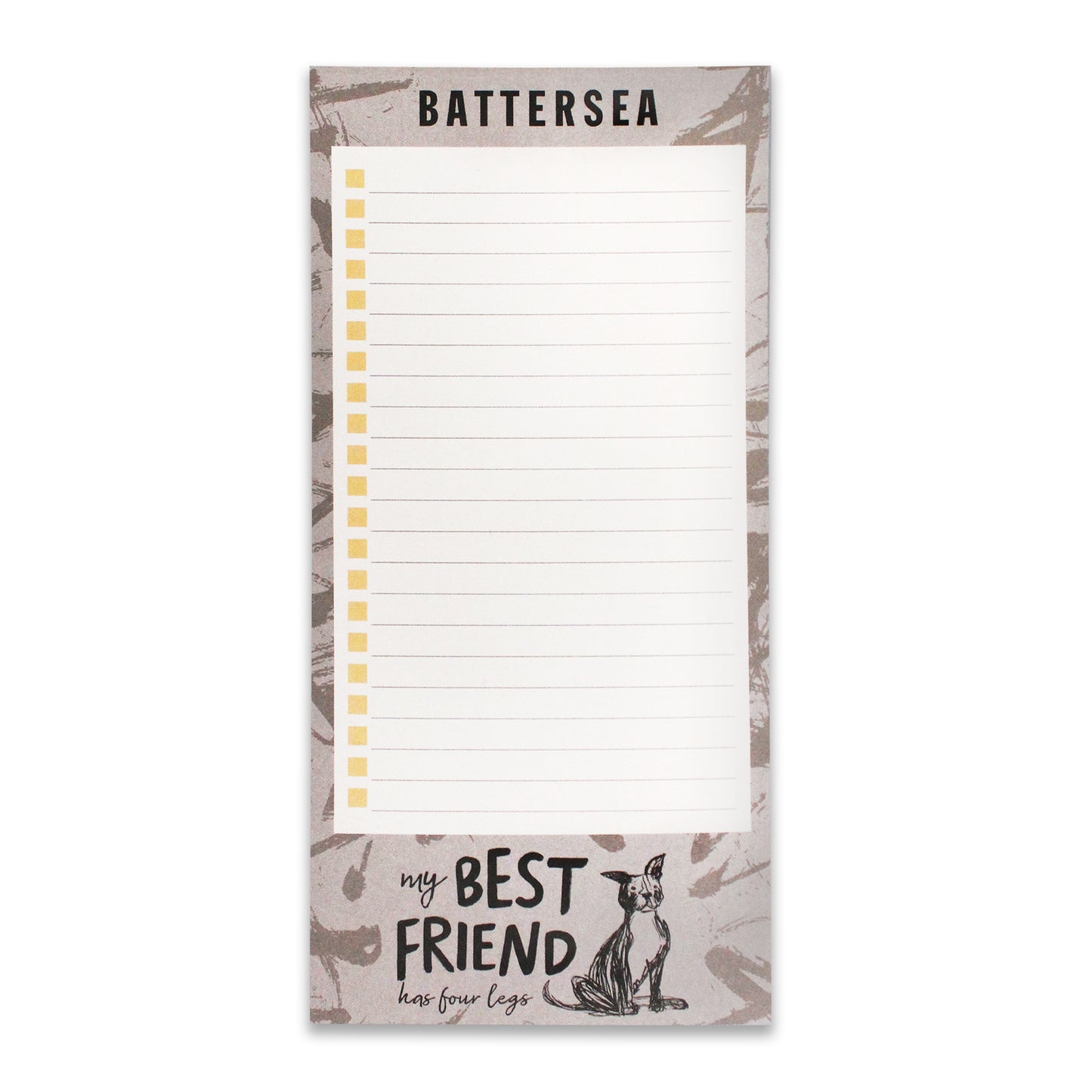 Lined Memo Pad Dog Design