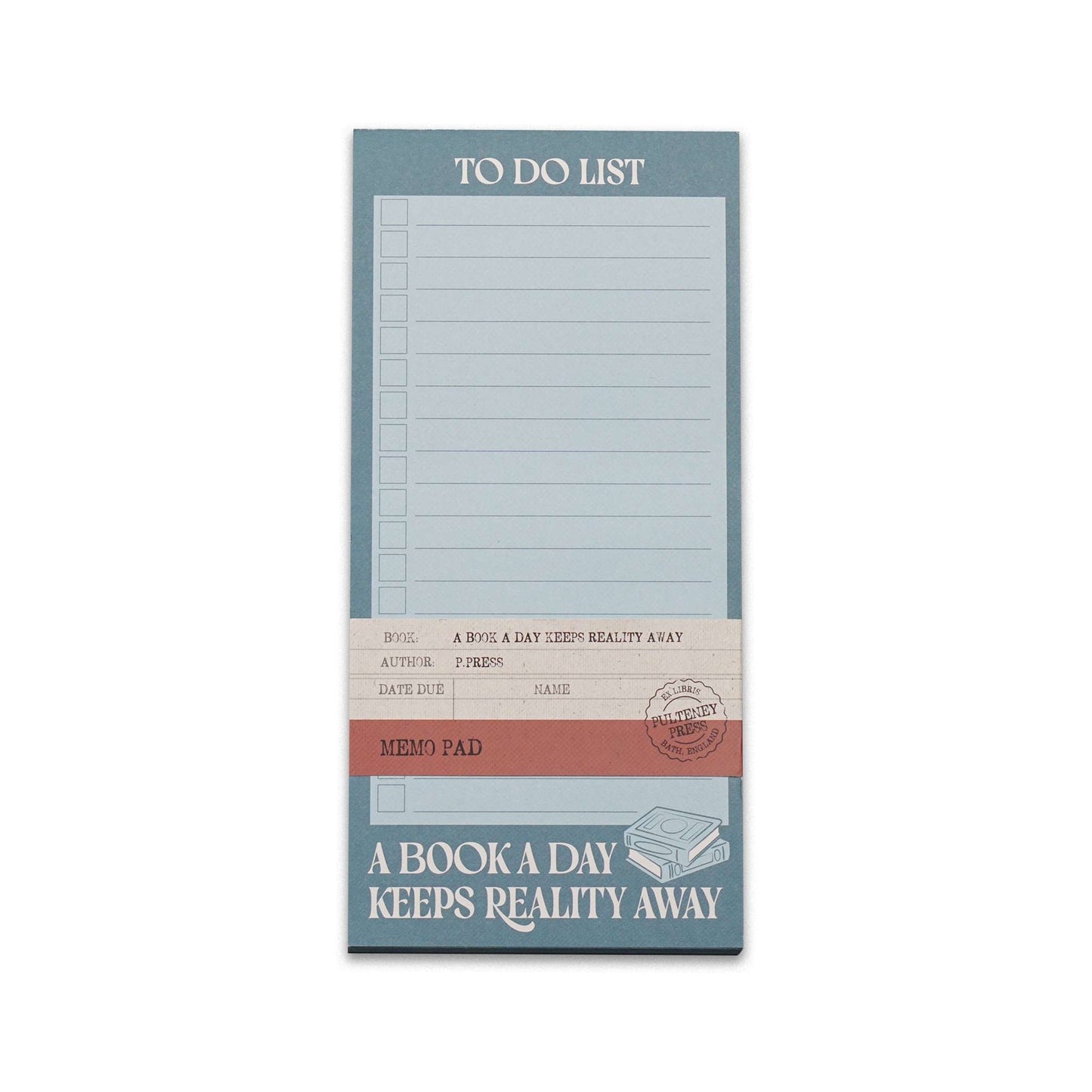 Memo Pad – A Book a Day Keeps Reality Away