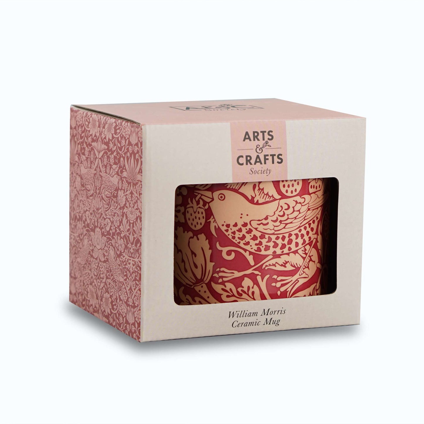 William Morris Mug – Raspberry