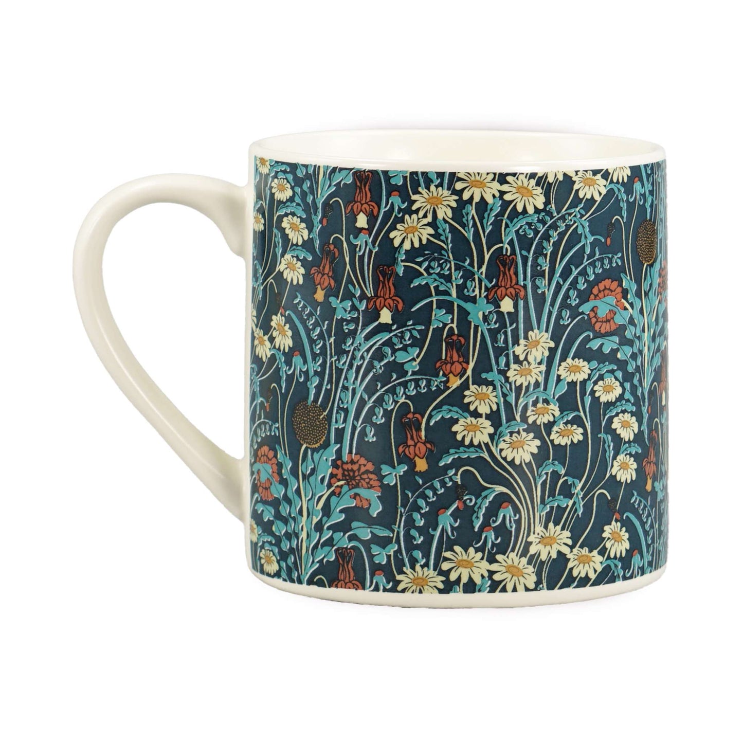 Wild Flowers Tea Coffee Mug – Arts and Crafts Design