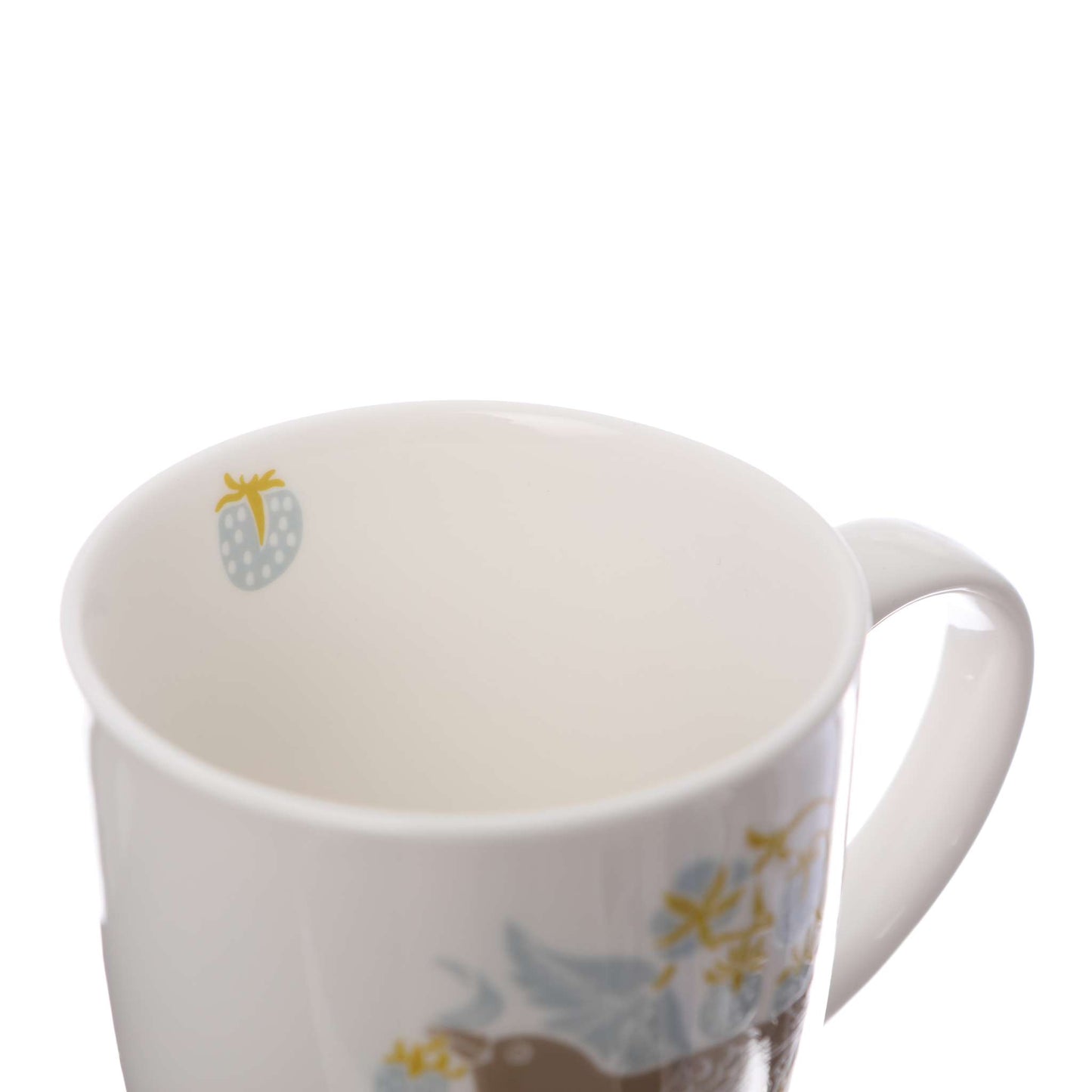 William Morris Mug – Strawberry Thief Quote Secret