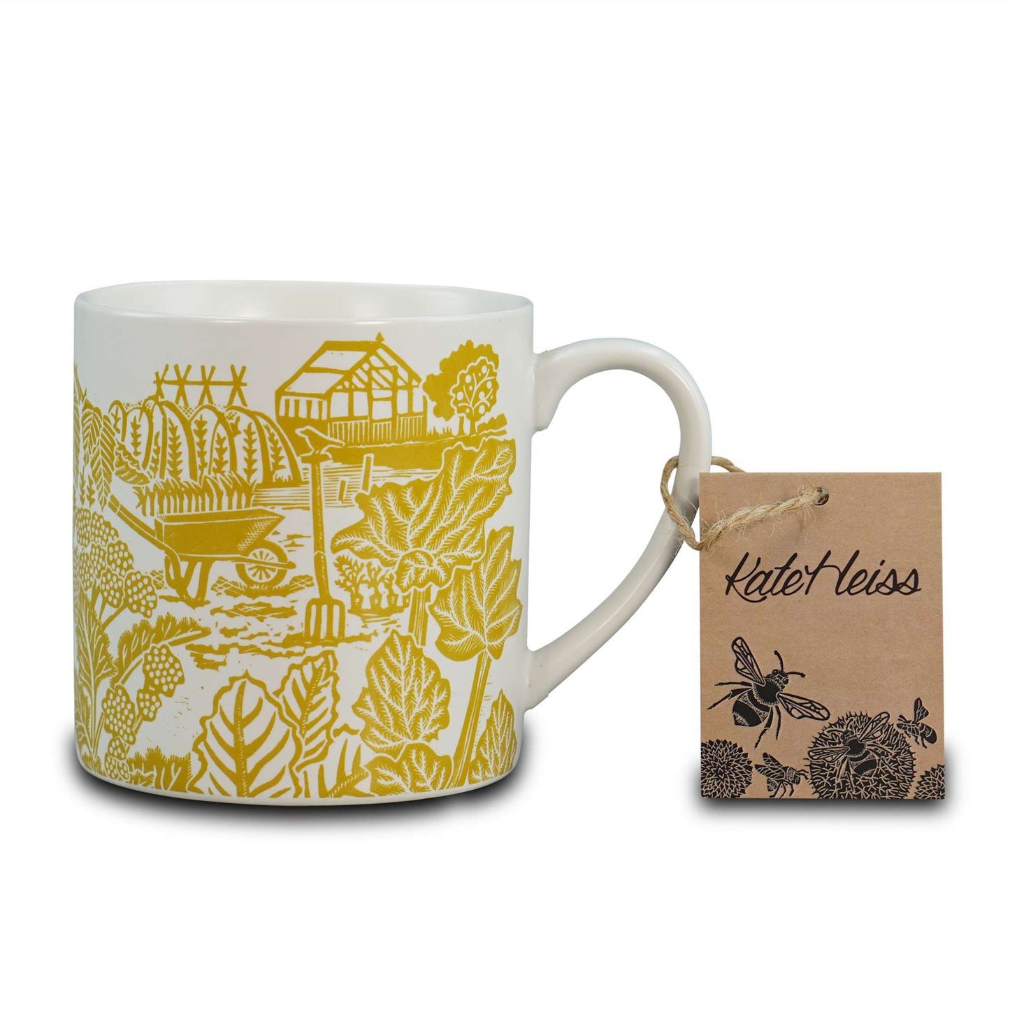 Ceramic Mug Vegetable Garden Yellow