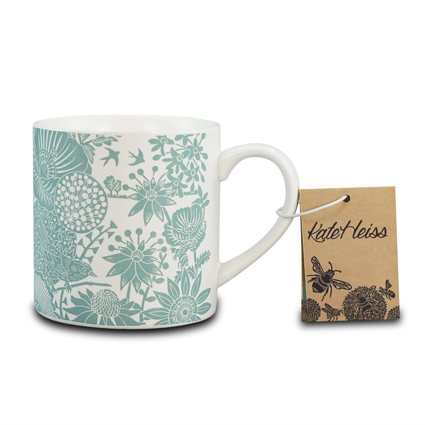 Ceramic Mug – Floral Birds & Butterflies