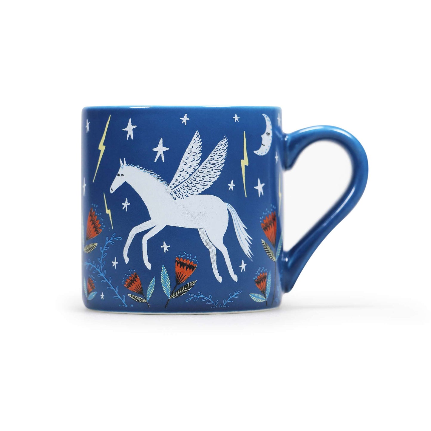 Ceramic Mug and Plate Set Moon Unicorn Magical