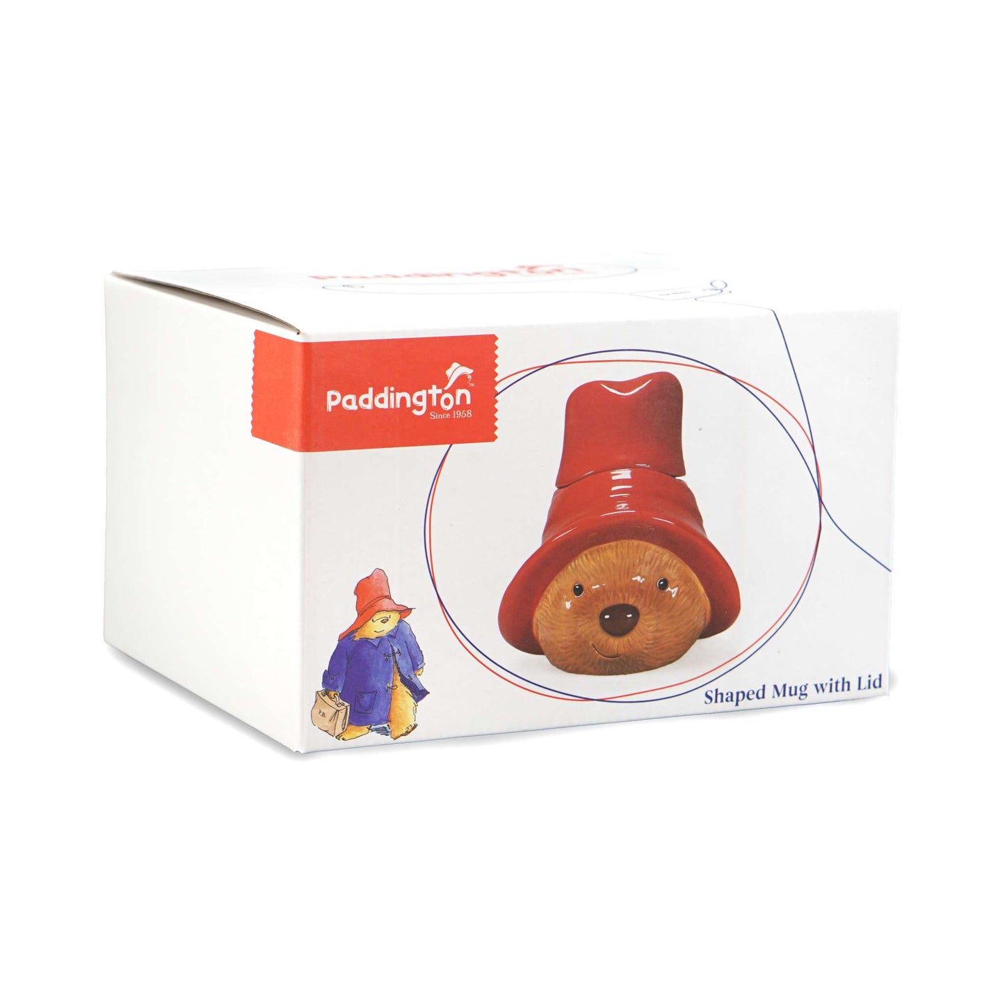 Paddington Bear Shaped Mug with lid