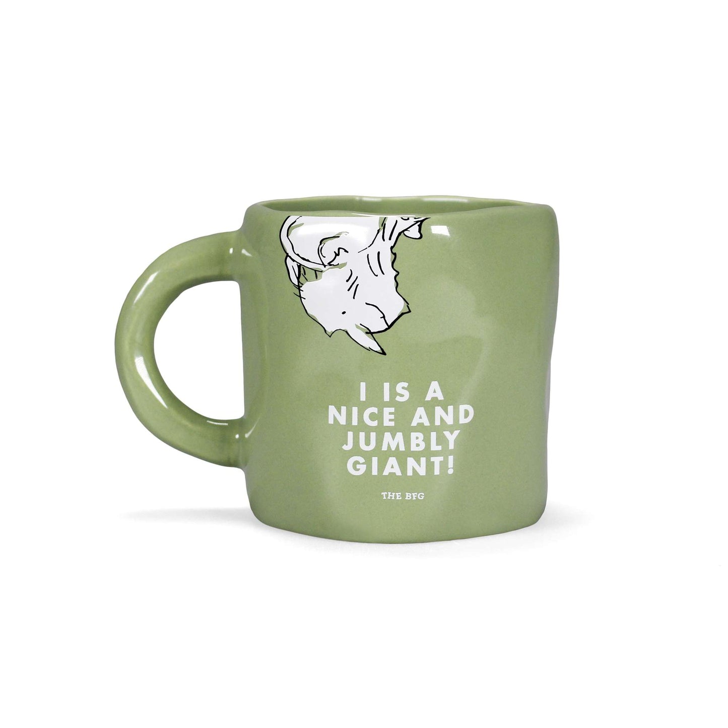 Ceramic Wonky Shaped Mug Roald Dahl The BFG