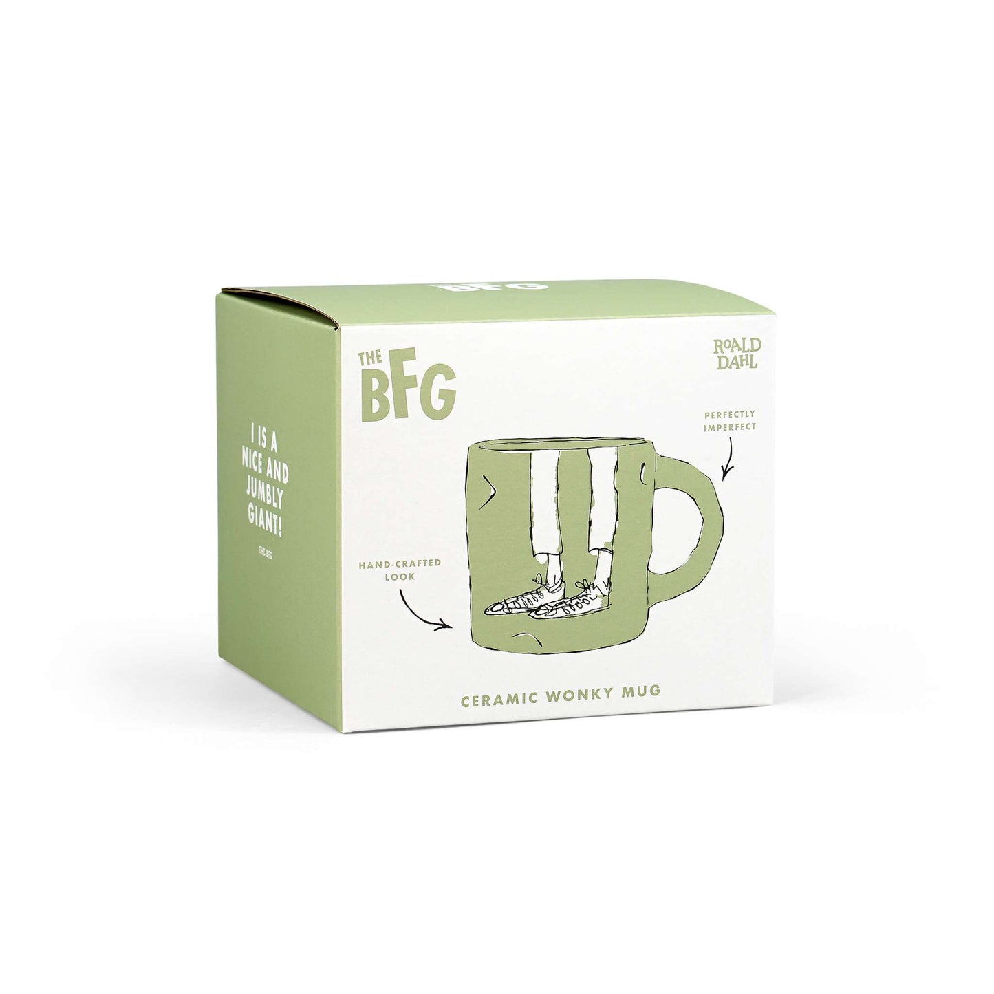 Ceramic Wonky Shaped Mug Roald Dahl The BFG