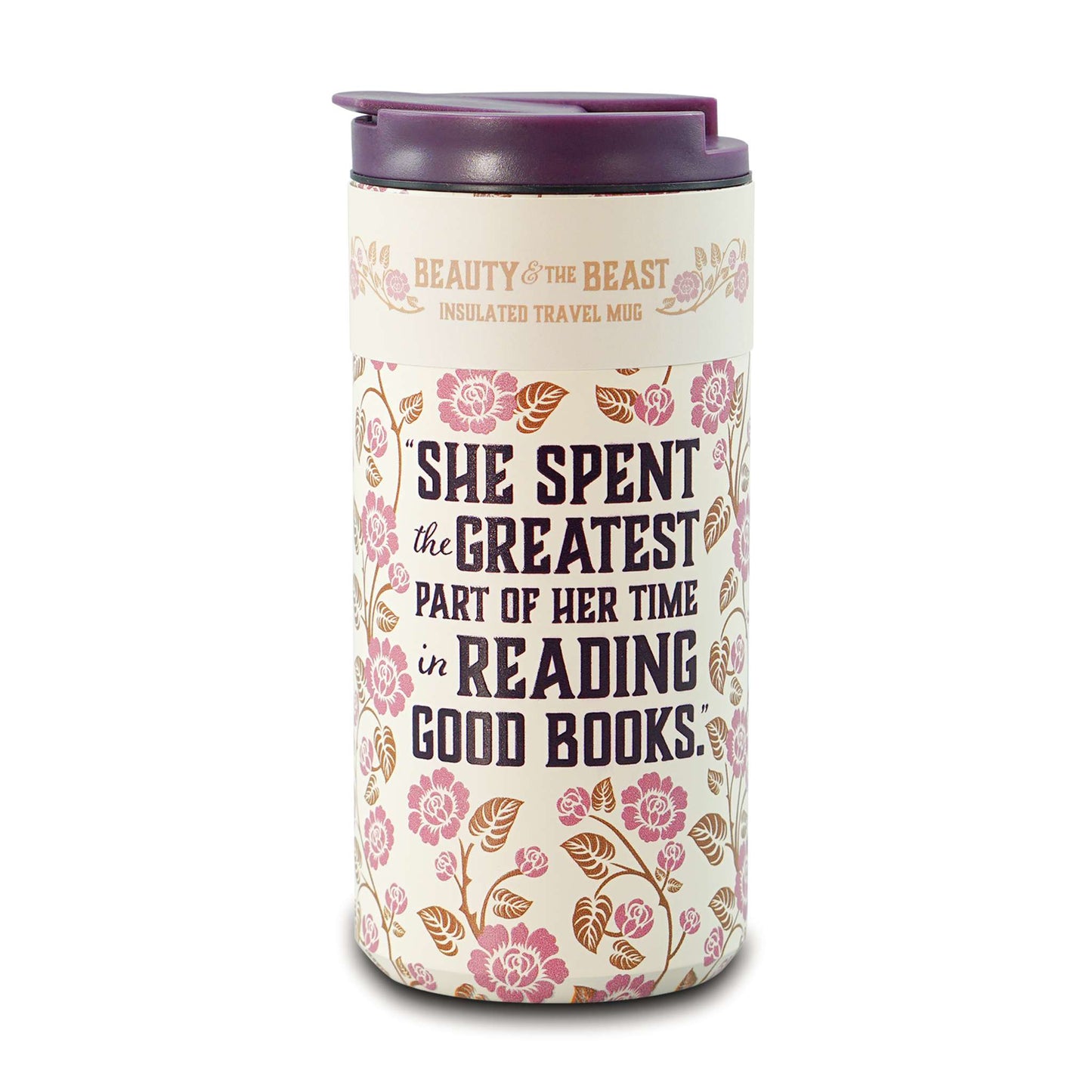 Travel Mug Metal (11.8 fl oz) - Beauty & the Beast