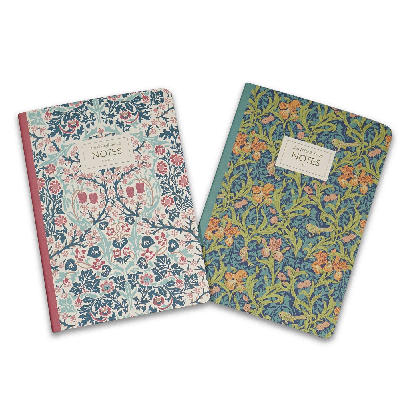 Vintage Floral Notebook Set of 2– Blackthorn & Iris