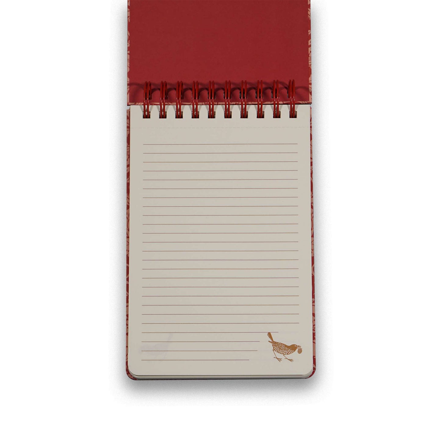 William Morris Oversized Spiral Notebook – Raspberry