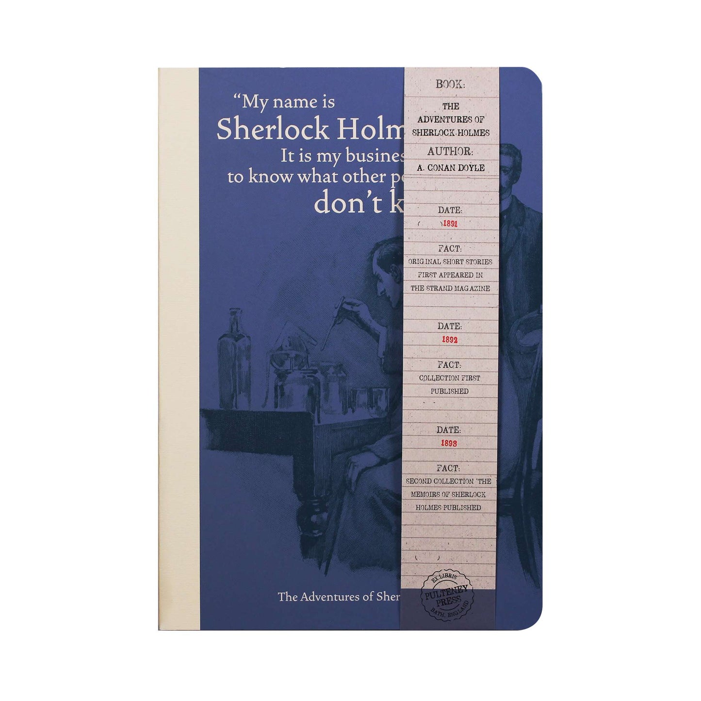 Sherlock Holmes Notebook Journal Writing Pad