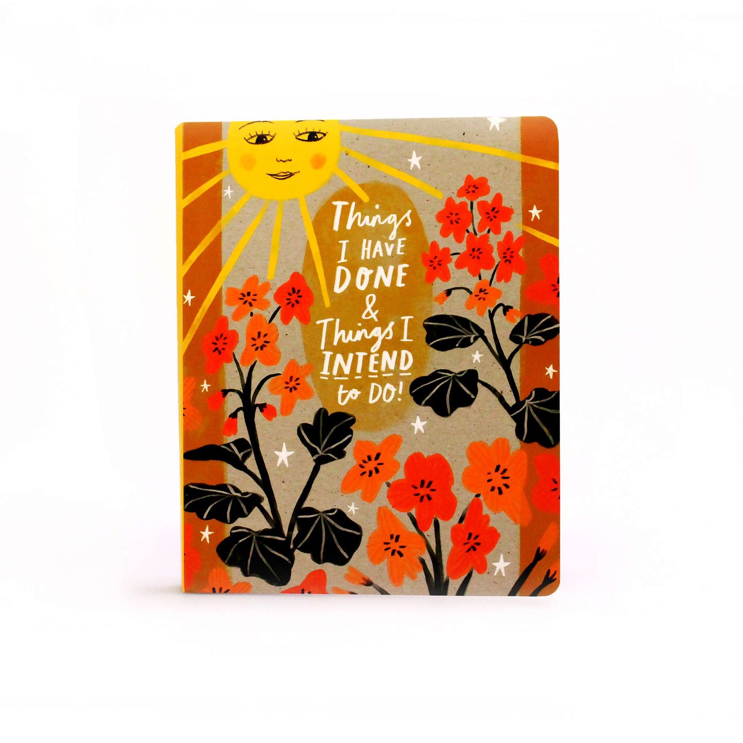 Notebook Floral Pattern Things I have Done