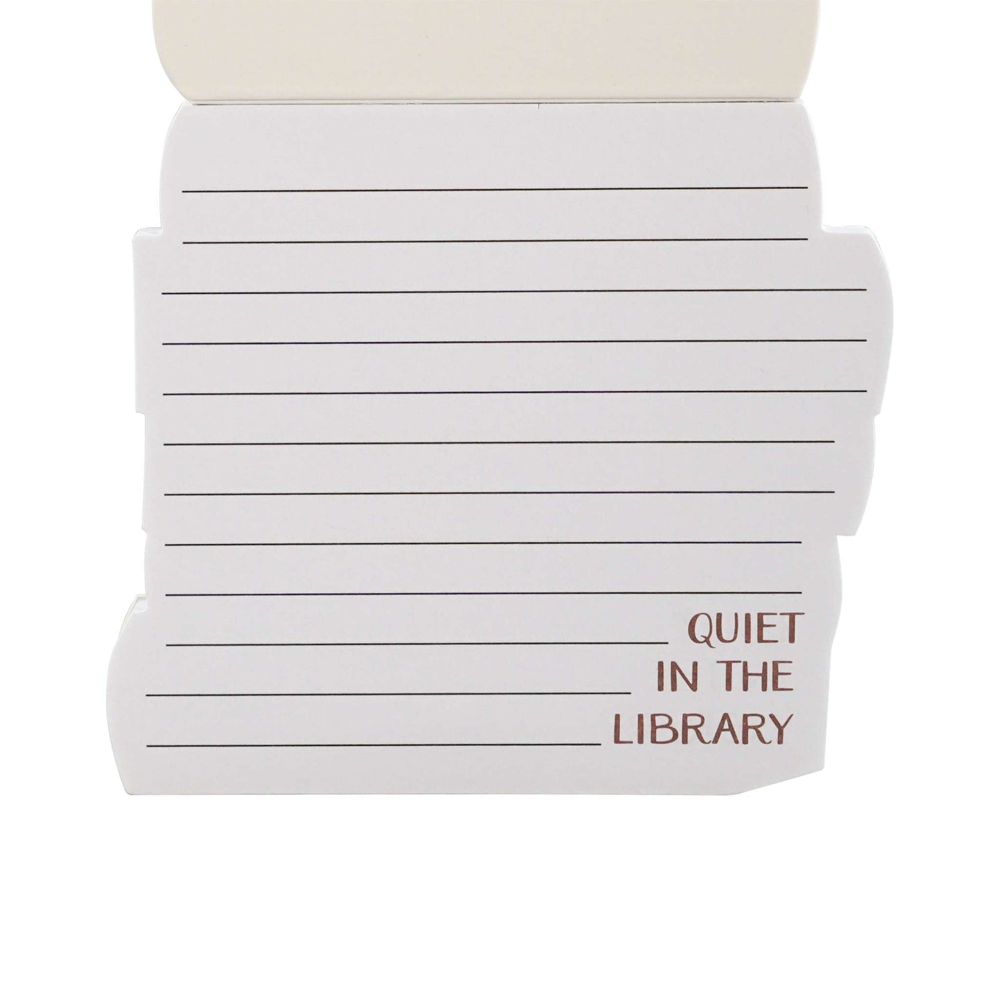 Notebook – Quiet in the Library