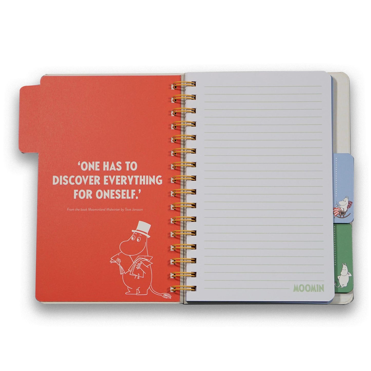A5 Spiral Get Organised Notebook – Moomin – (In a Spin)