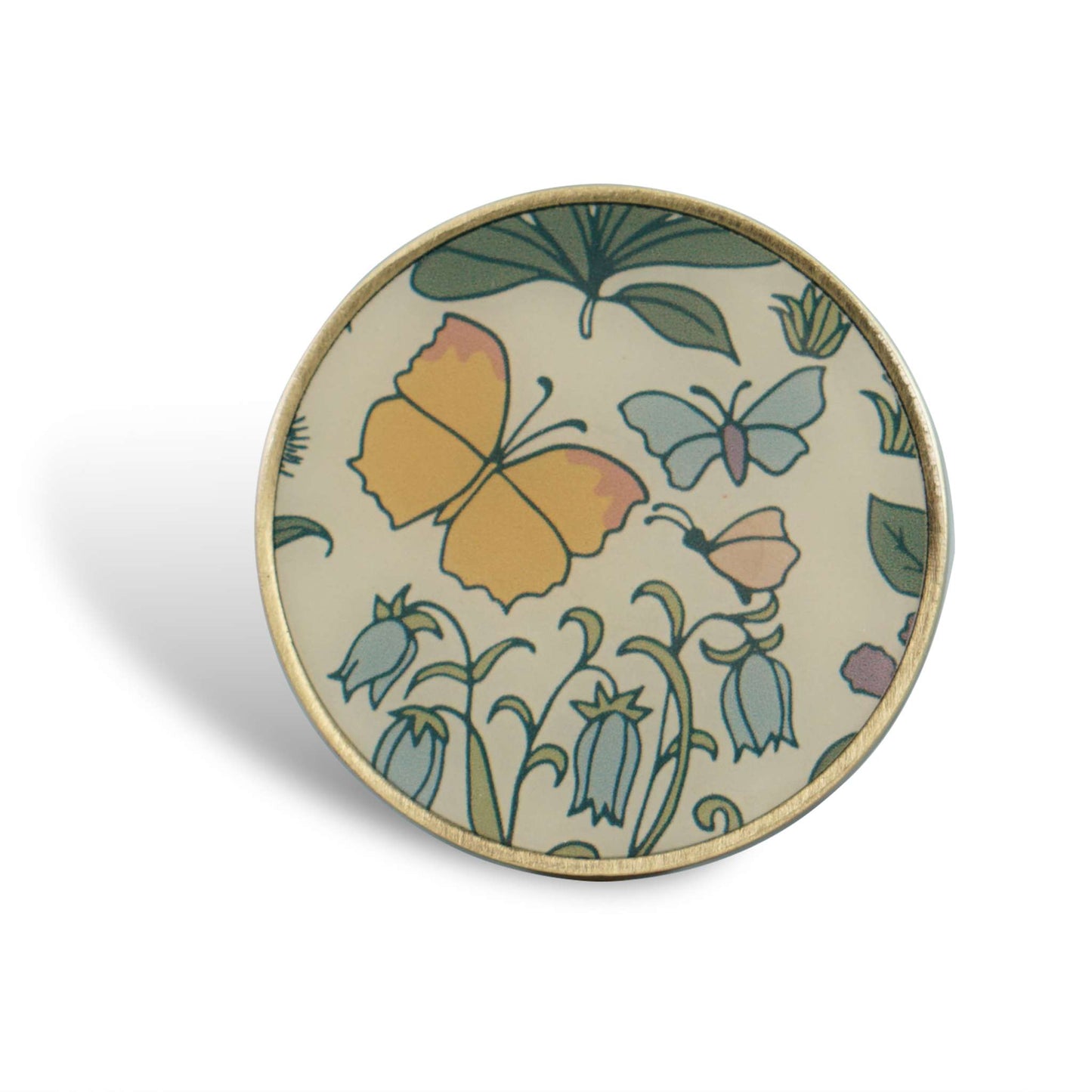 Vintage Botanical Pin Badge – Apothecary Garden