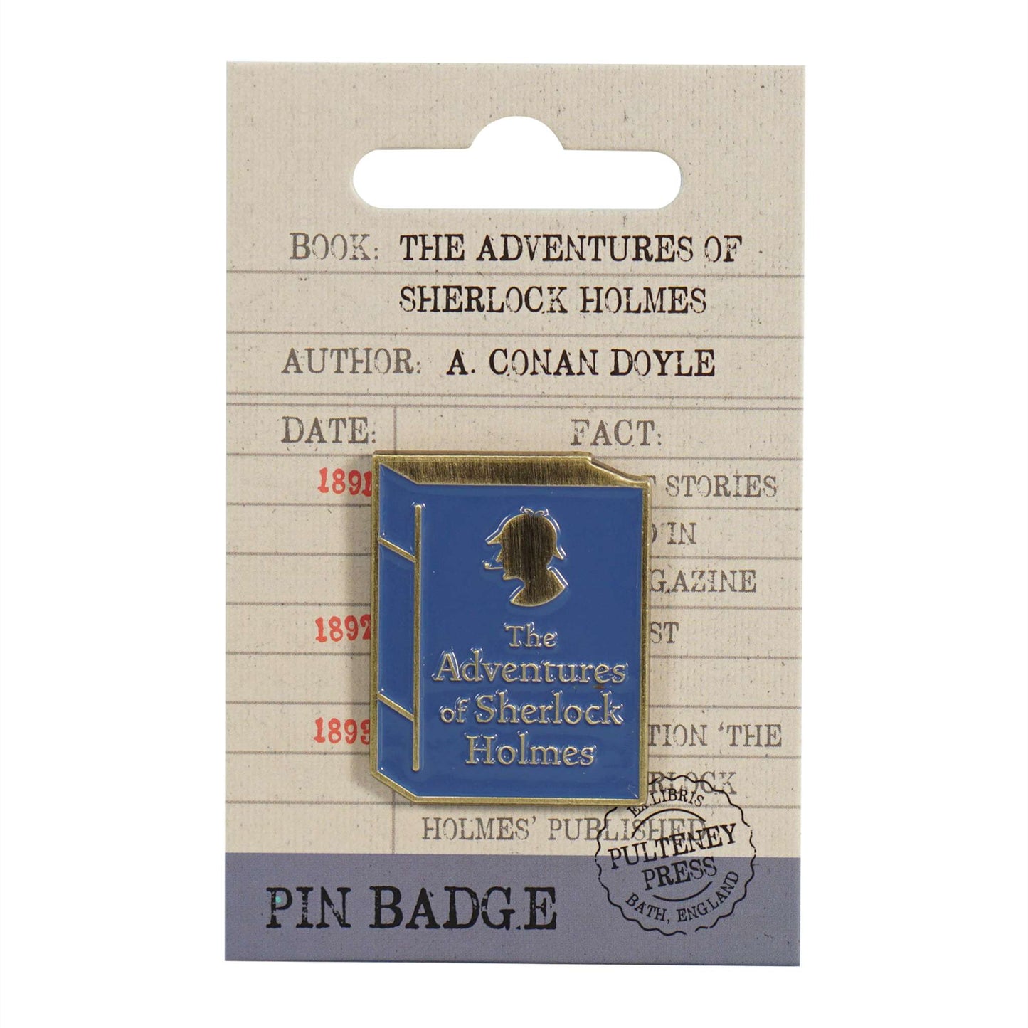 Sherlock Holmes Pin Badge