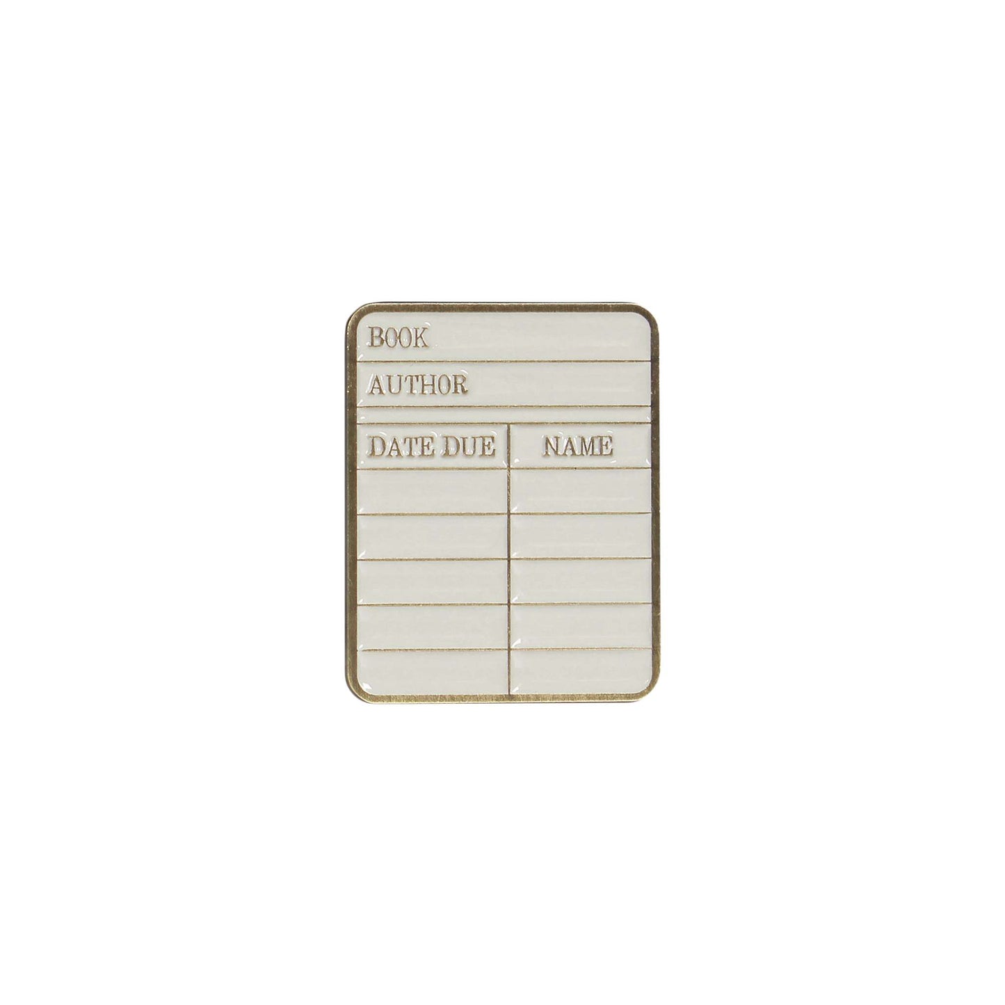 Pin Badge – Library Card