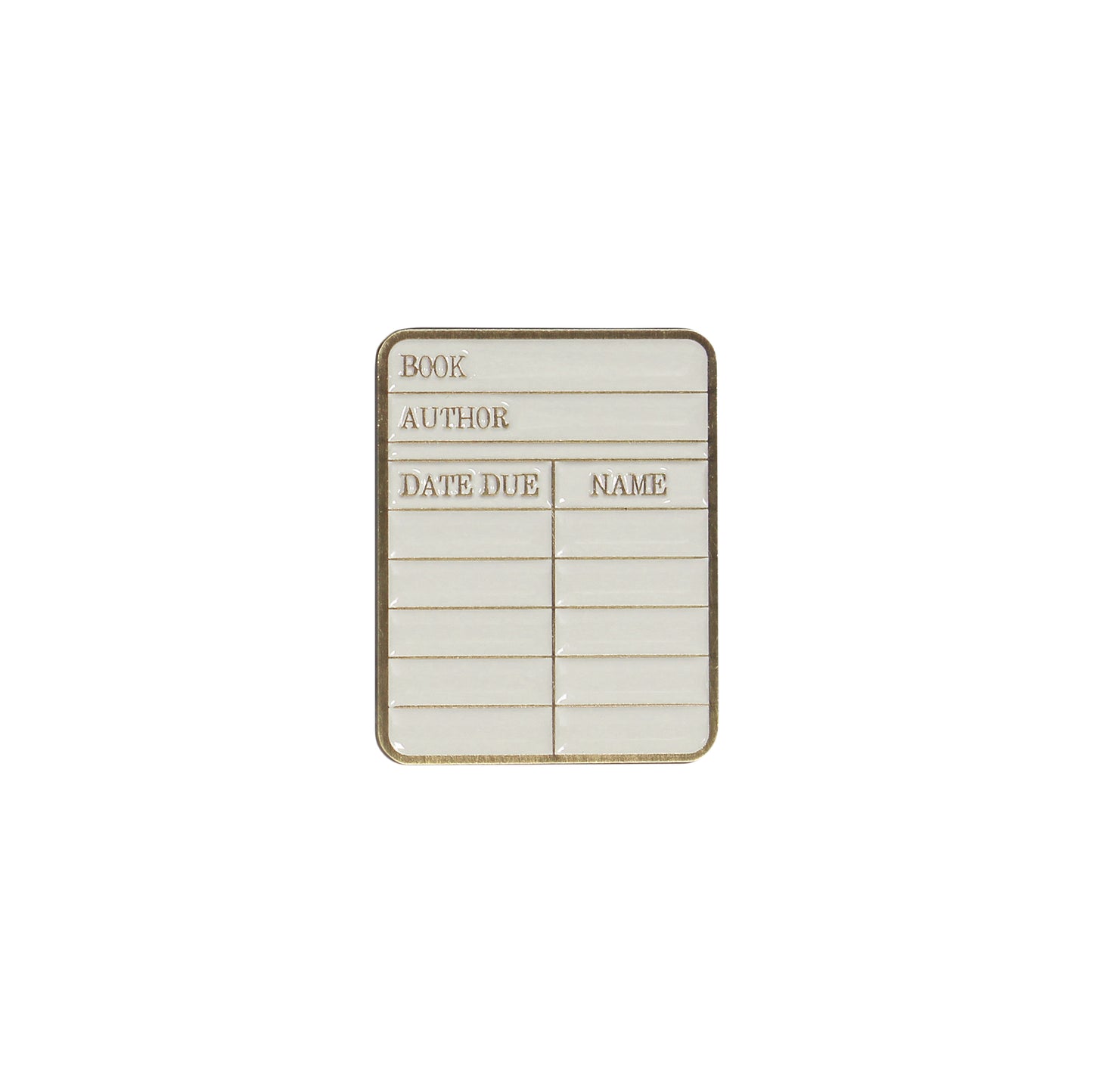 Pin Badge – Library Card