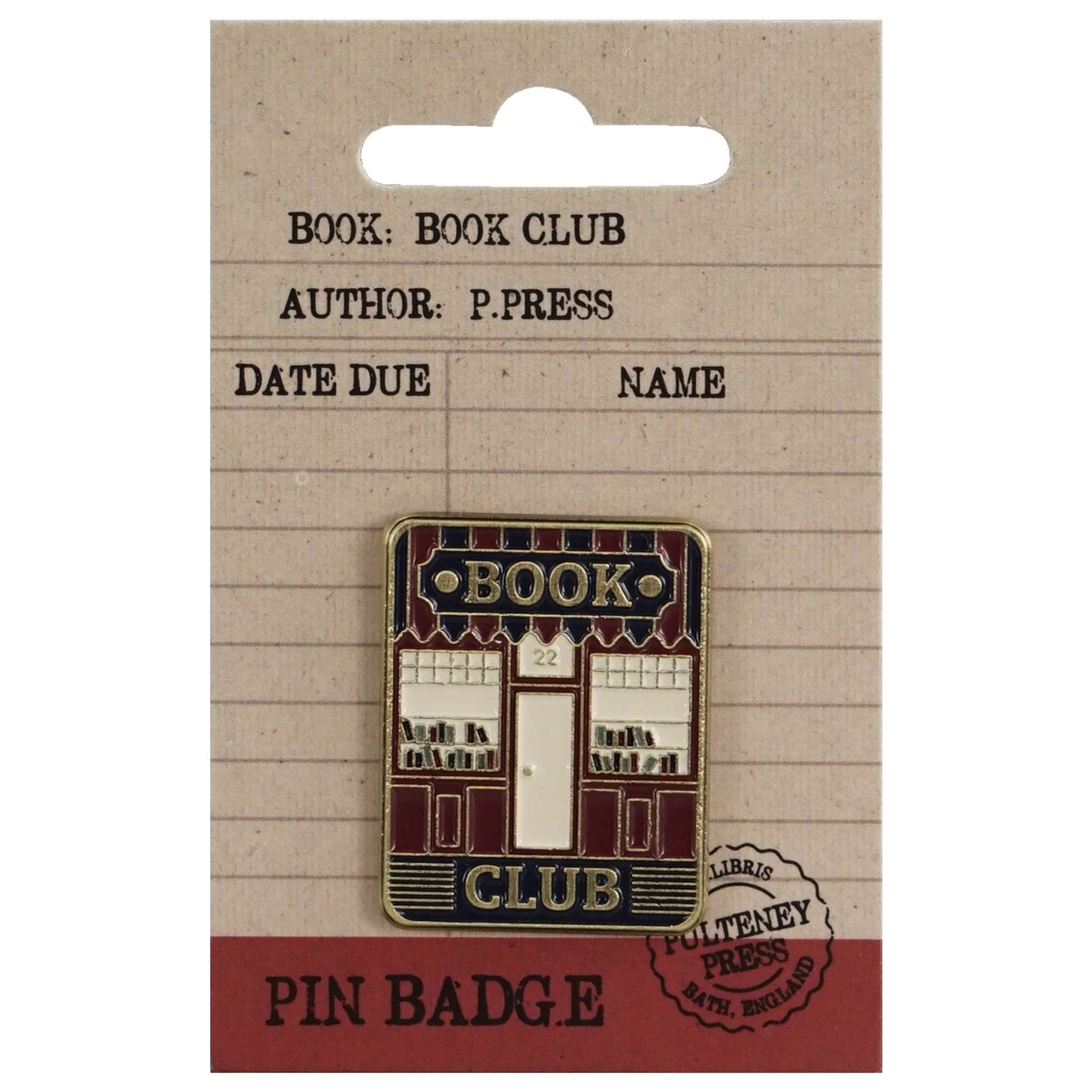 Pin Badge – Book Club