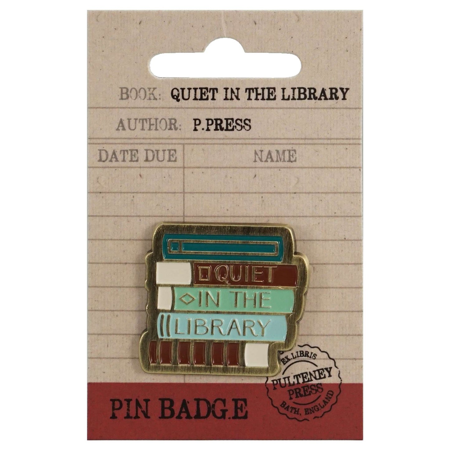 Pin Badge – Rather Be Reading