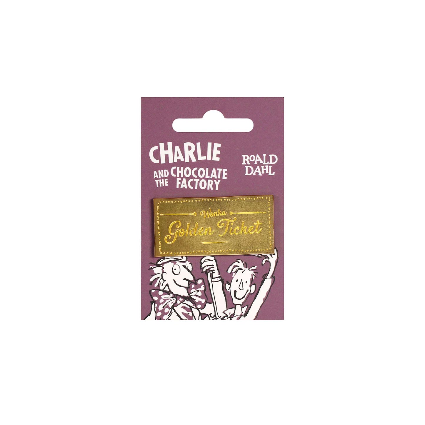 Metal Pin Badge Charlie and the Chocolate Factory