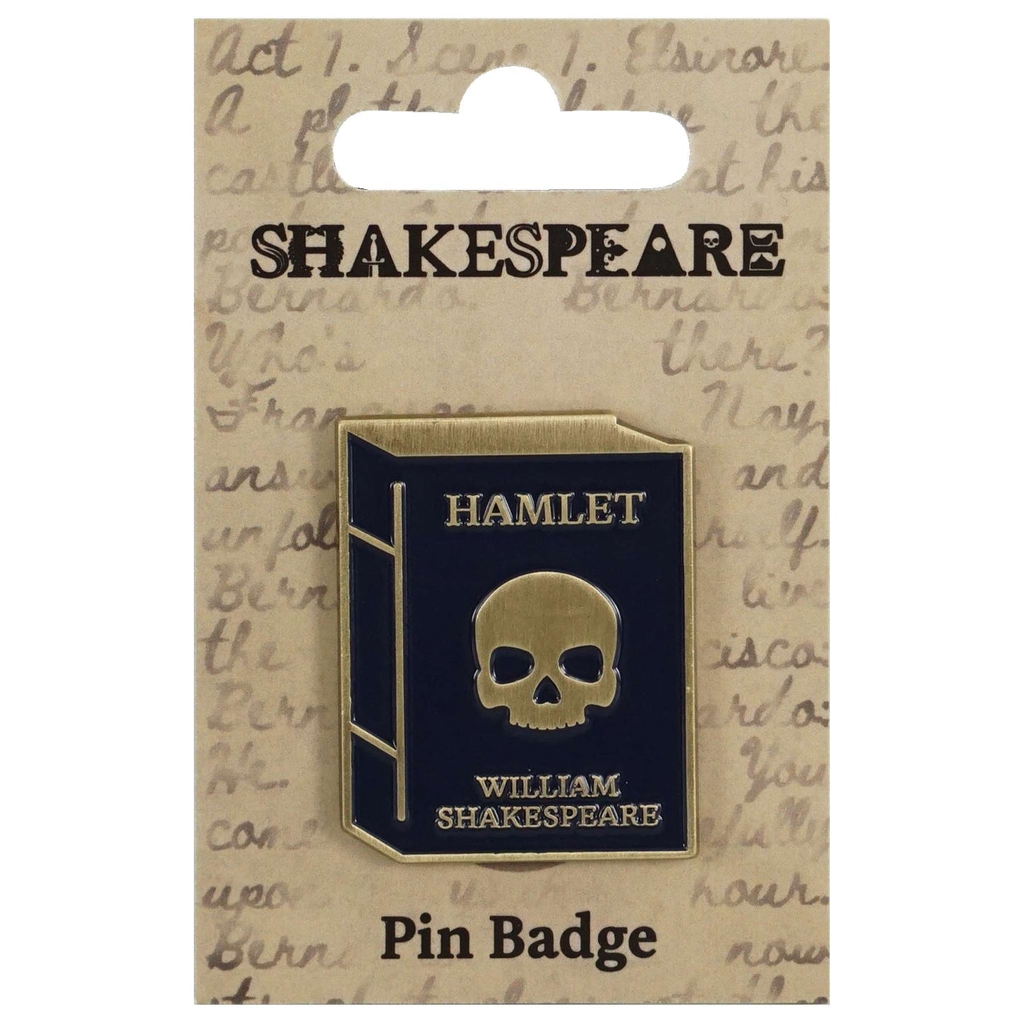 Shakespeare Pin Badge – Hamlet