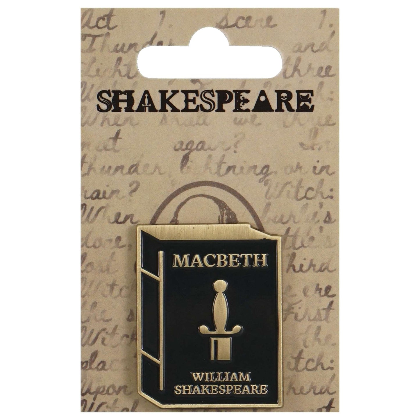 Shakespeare Pin Badge – Macbeth