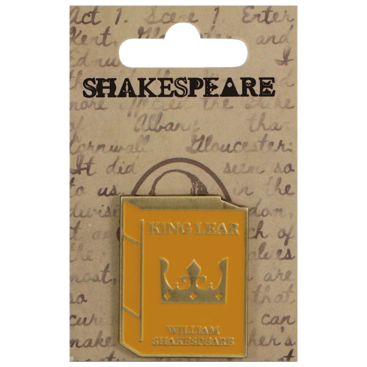 Shakespeare Pin Badge – King Lear