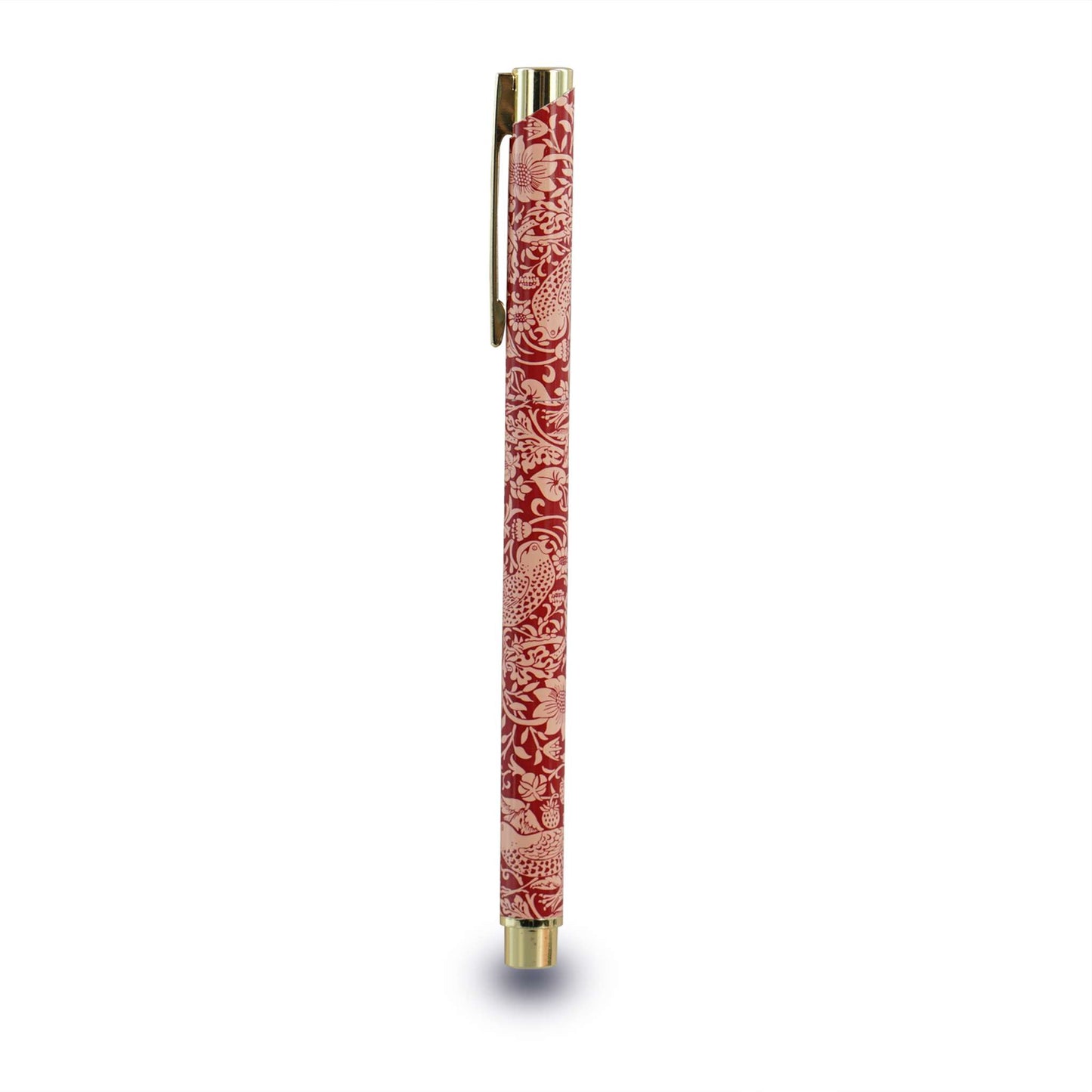 William Morris Pen - Strawberry Thief Raspberry