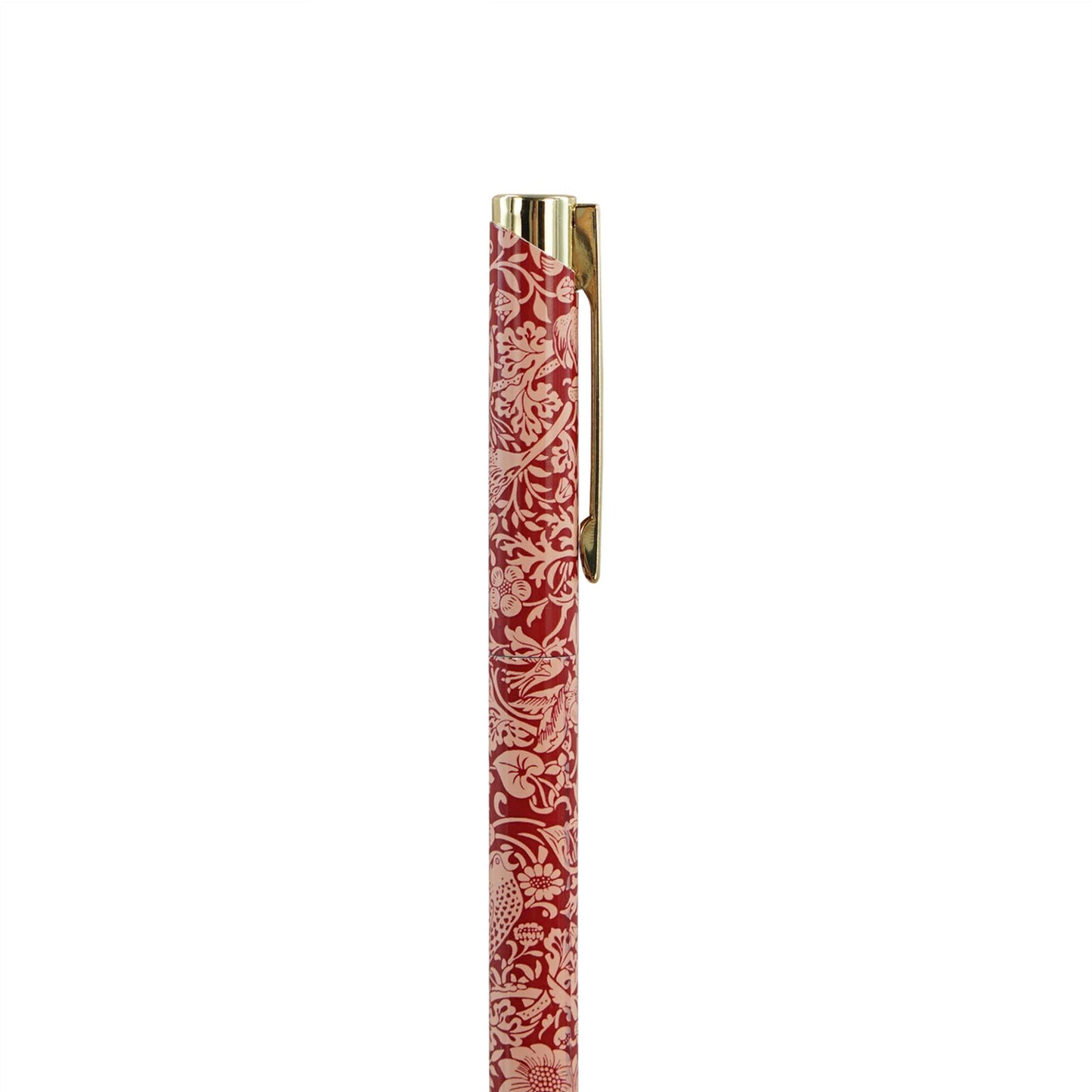 William Morris Pen - Strawberry Thief Raspberry