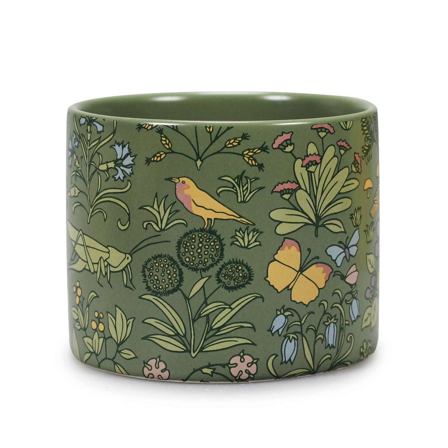 Vintage Botanical Plant Pot – Apothecary Garden