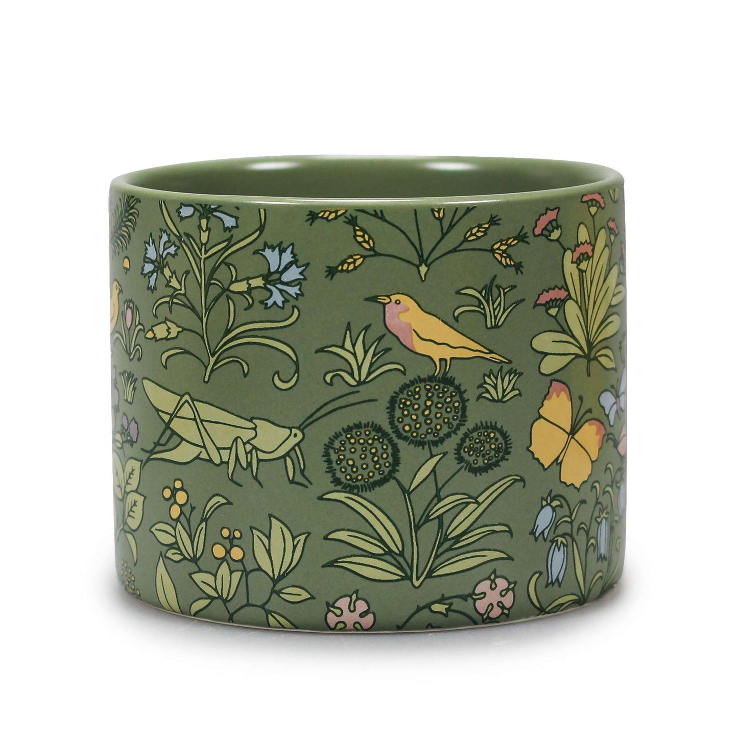 Vintage Botanical Plant Pot – Apothecary Garden