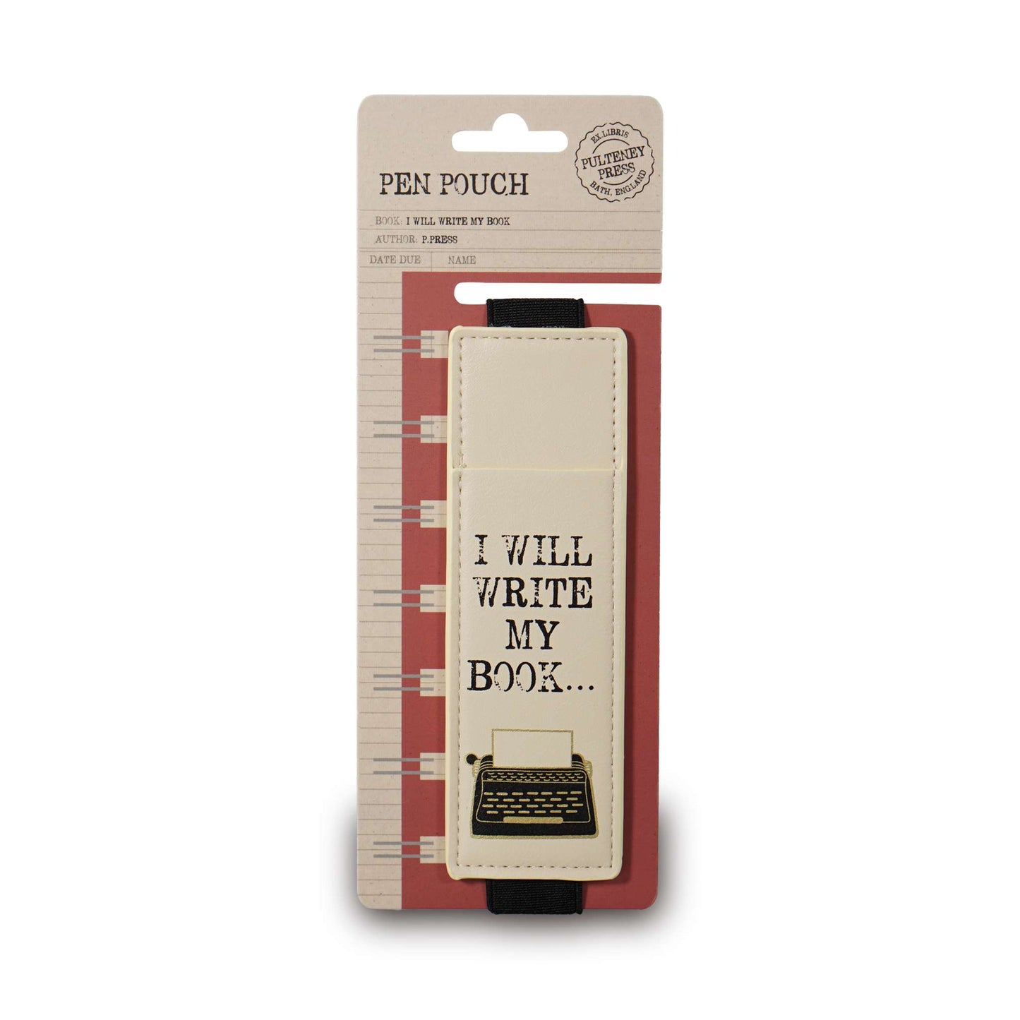 Pen Pouch for Notebook I Will Write My Book