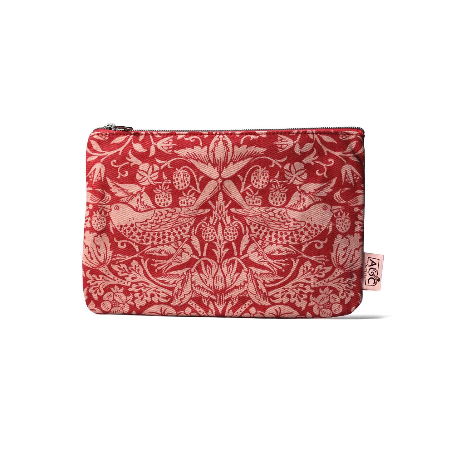 William Morris Coin Purse – Raspberry