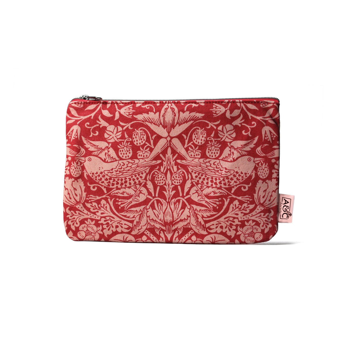 William Morris Coin Purse – Raspberry