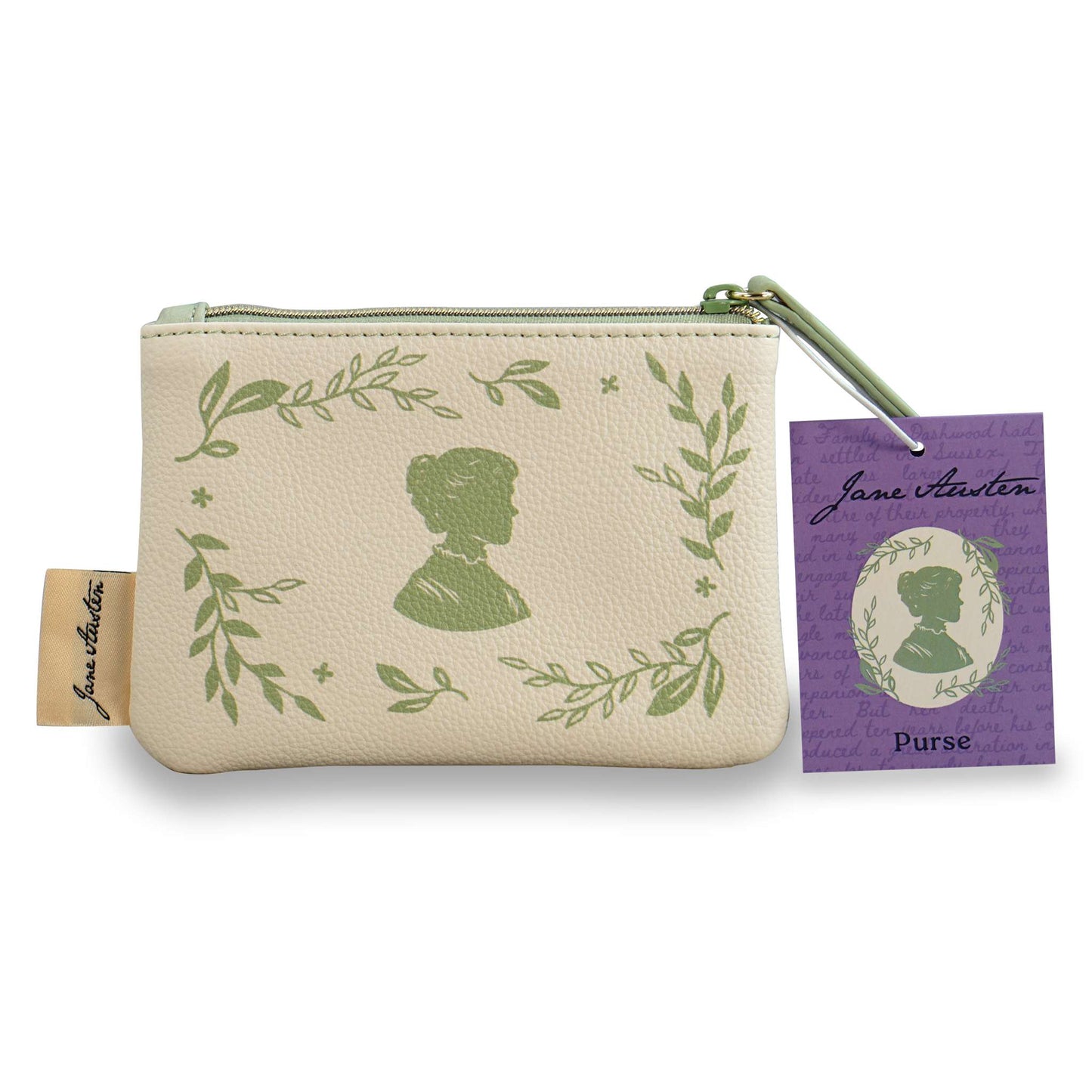 Purse Coin PU (3.5" x 5.1") - Jane Austen (Quote)