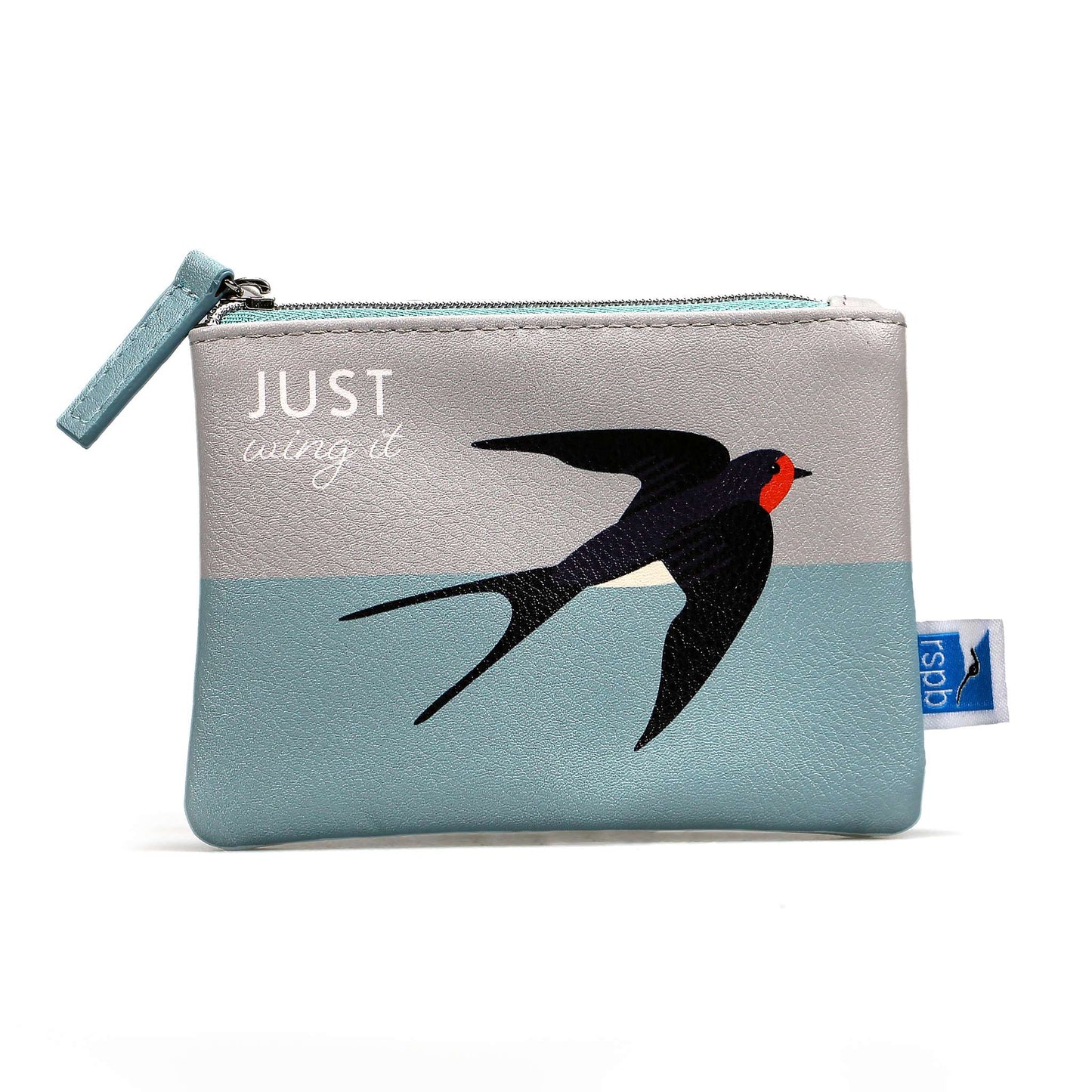 Zip Coin Purse Swallow Bird