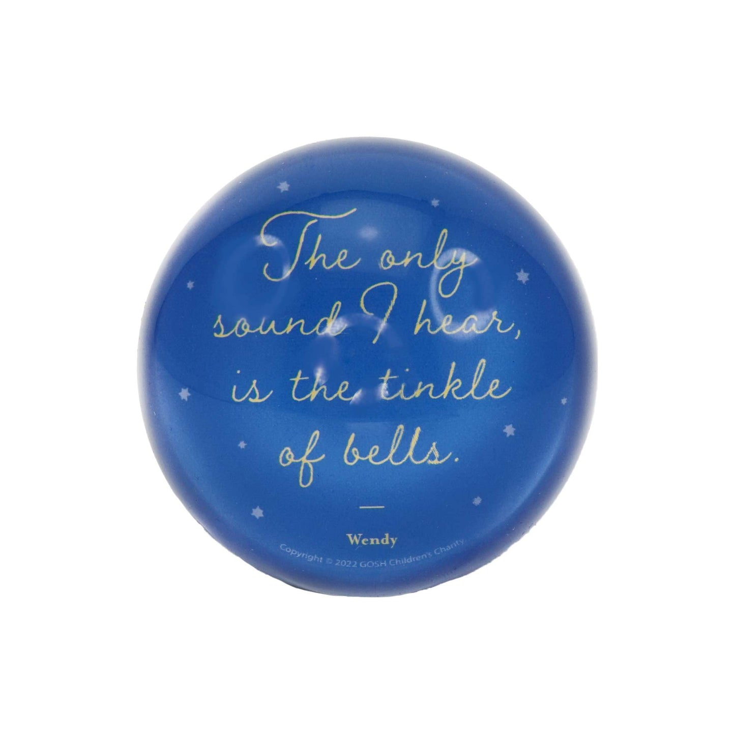 Glass Paperweight Neverland Peter Pan Tinkerbell