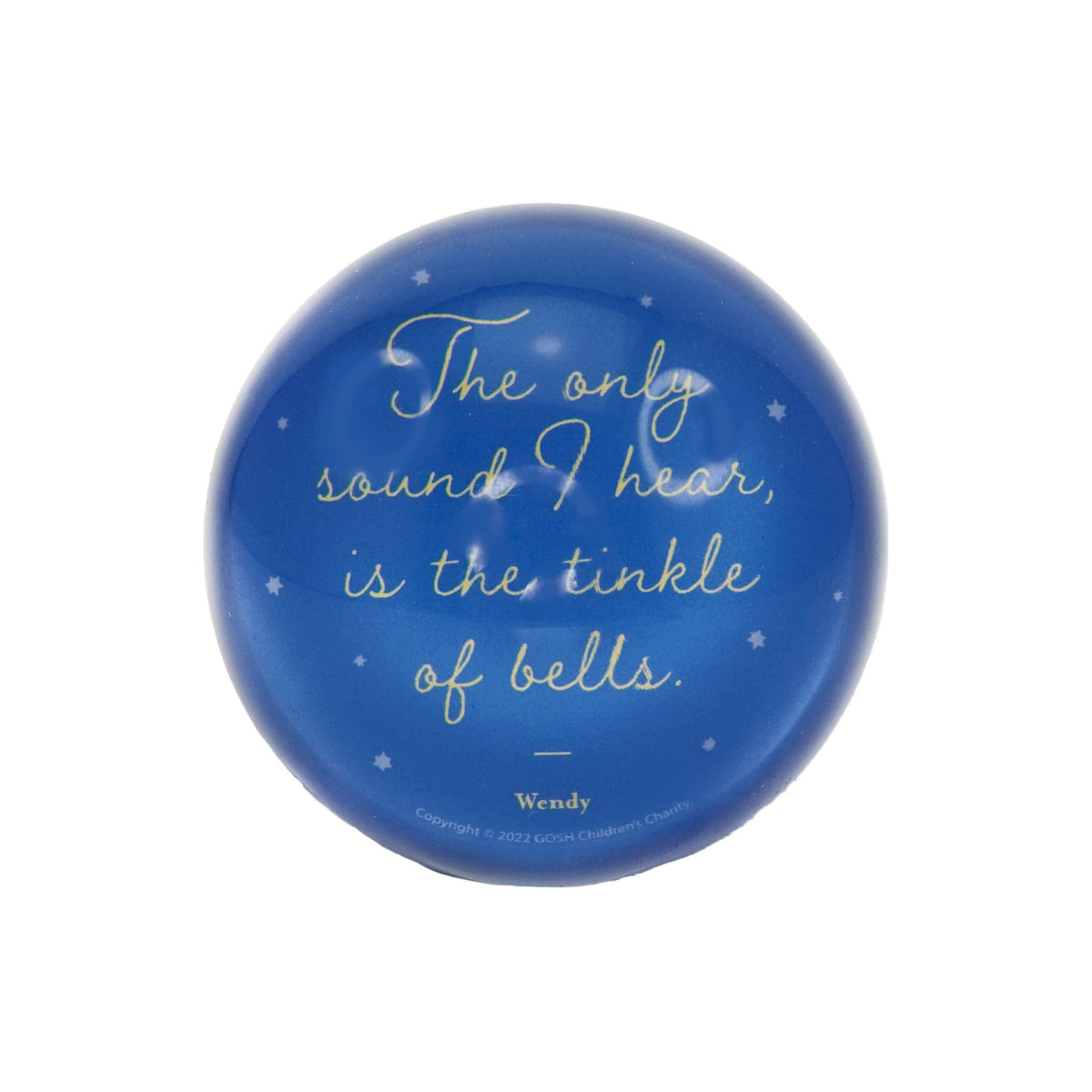 Peter Pan Neverland Glass Paperweight - Literary Gift