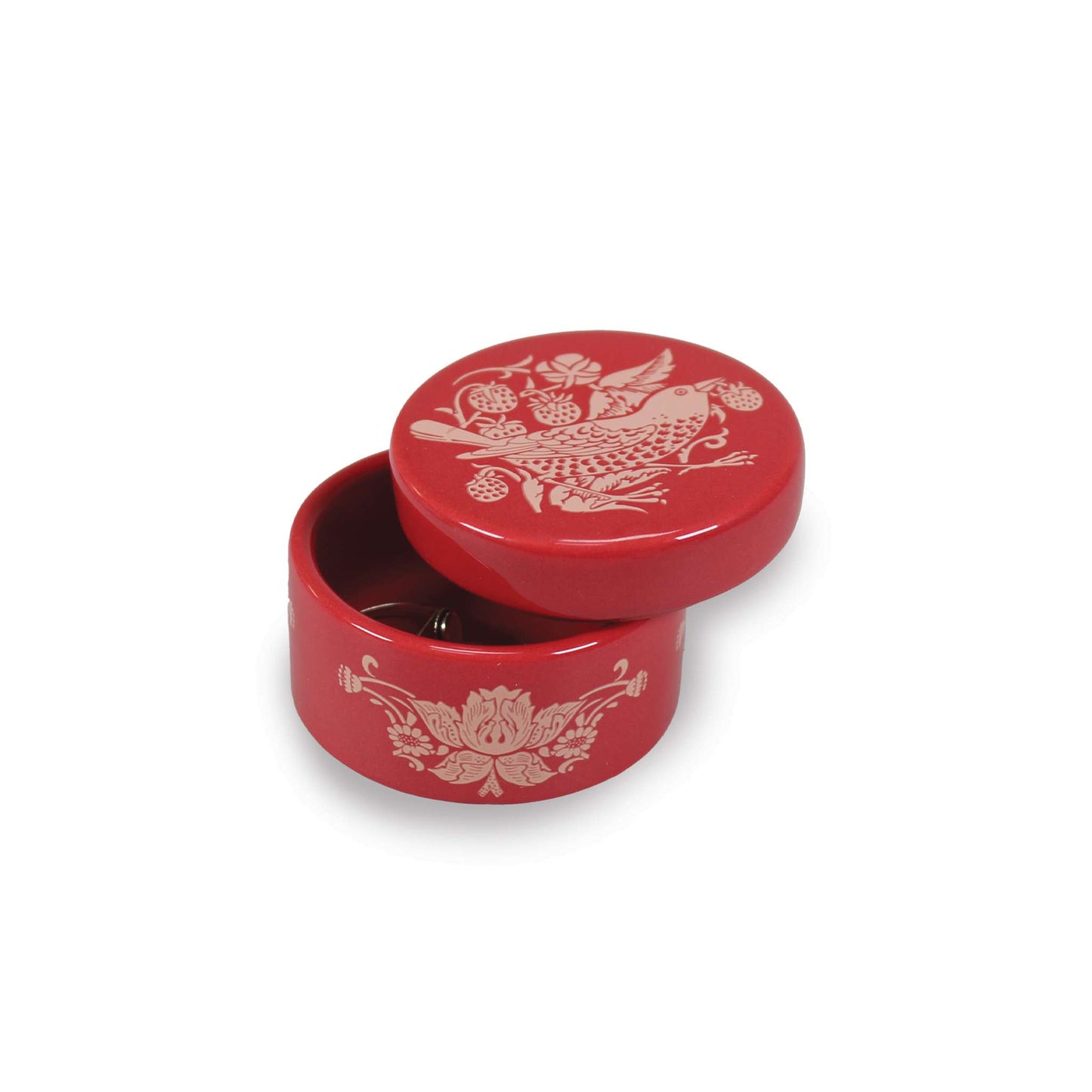 William Morris Jewelry Box – StrawberryThief Raspberry