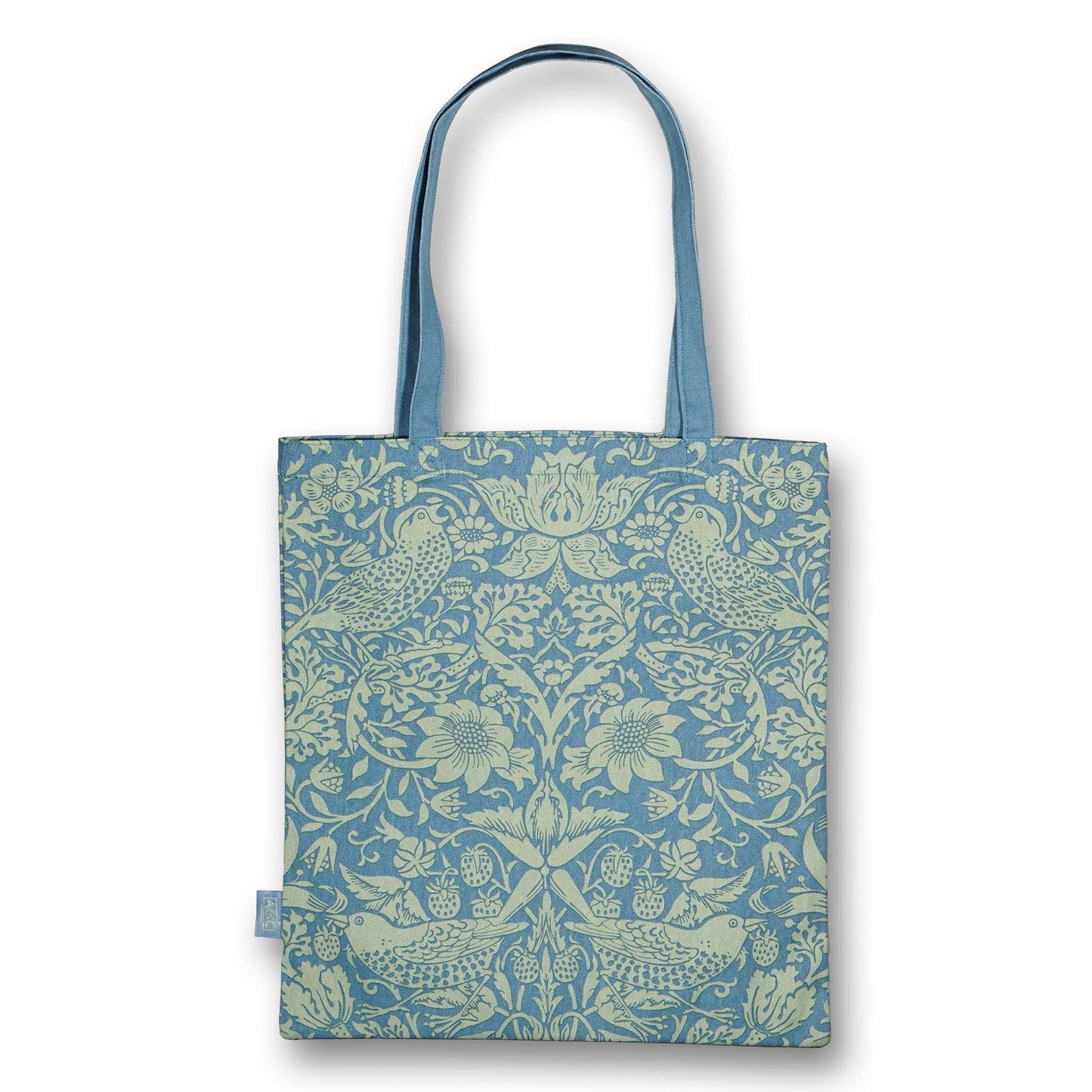 William Morris Tote Bag – Strawberry Thief Sage