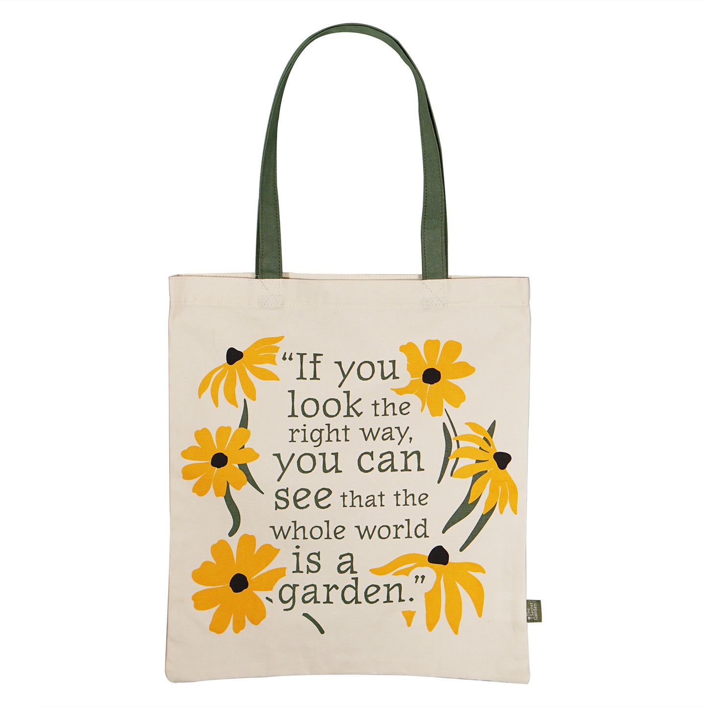 Secret Garden Tote Bag – Floral Book Lover Gift